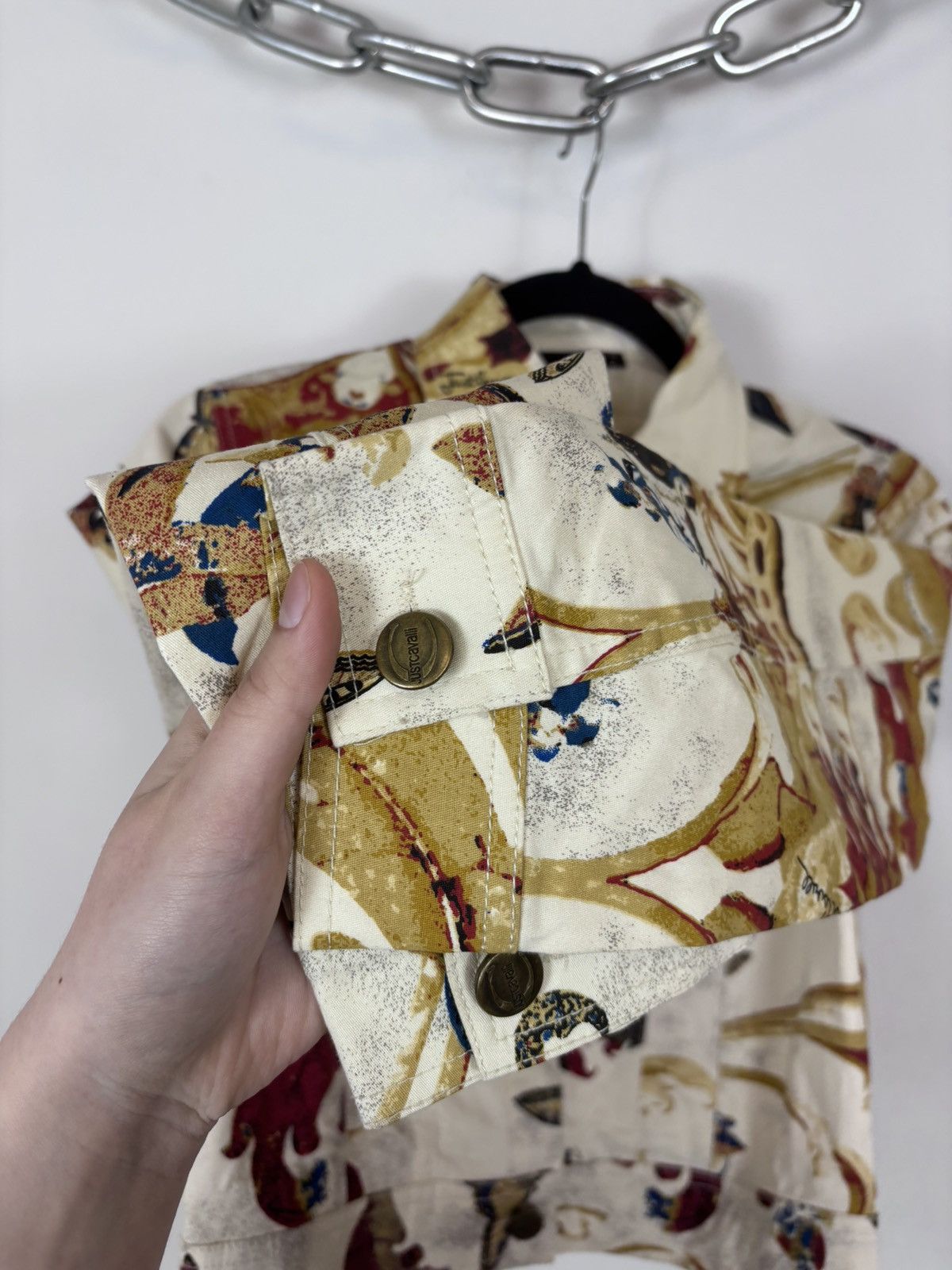 Just Cavalli Just Cavalli Women’s Floral Leaves Butterfly Short Jacket Size M / US 6-8 / IT 42-44 - 8 Thumbnail