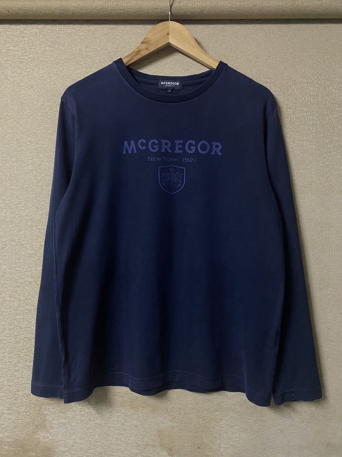 McGregor Mcgregor New York 1921 Navy Longsleeve Size US L / EU 52-54 / 3 - 1 Thumbnail