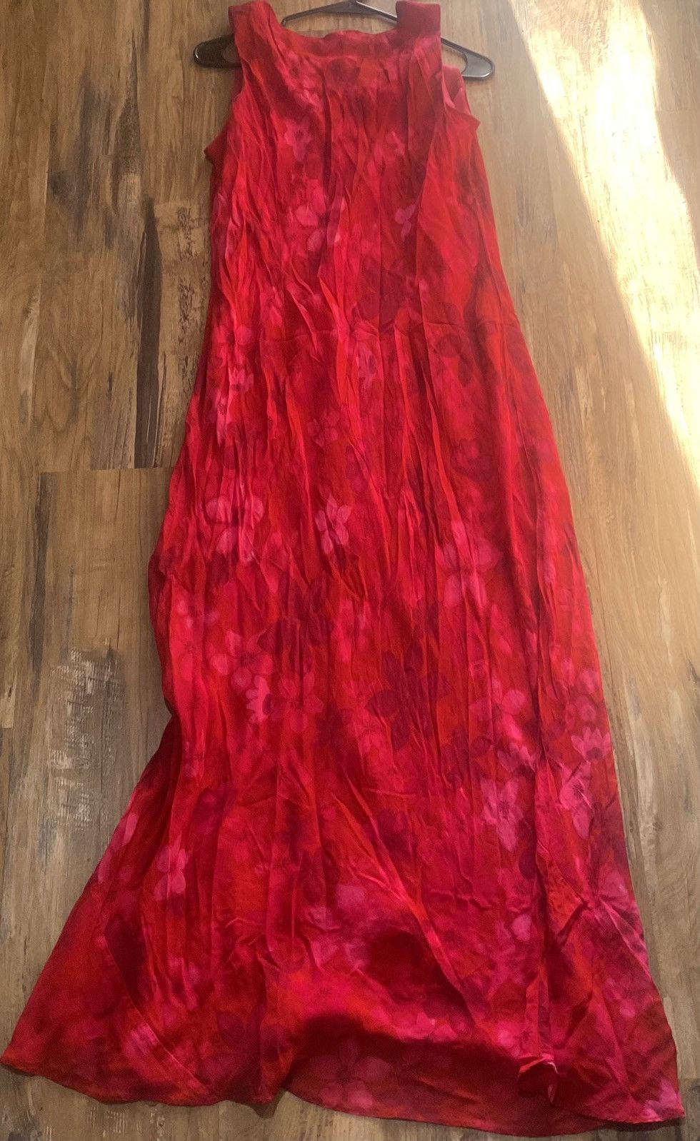 Vintage Y2K pink and red floral floor length dress! Size S / US 4 / IT 40 - 2 Thumbnail