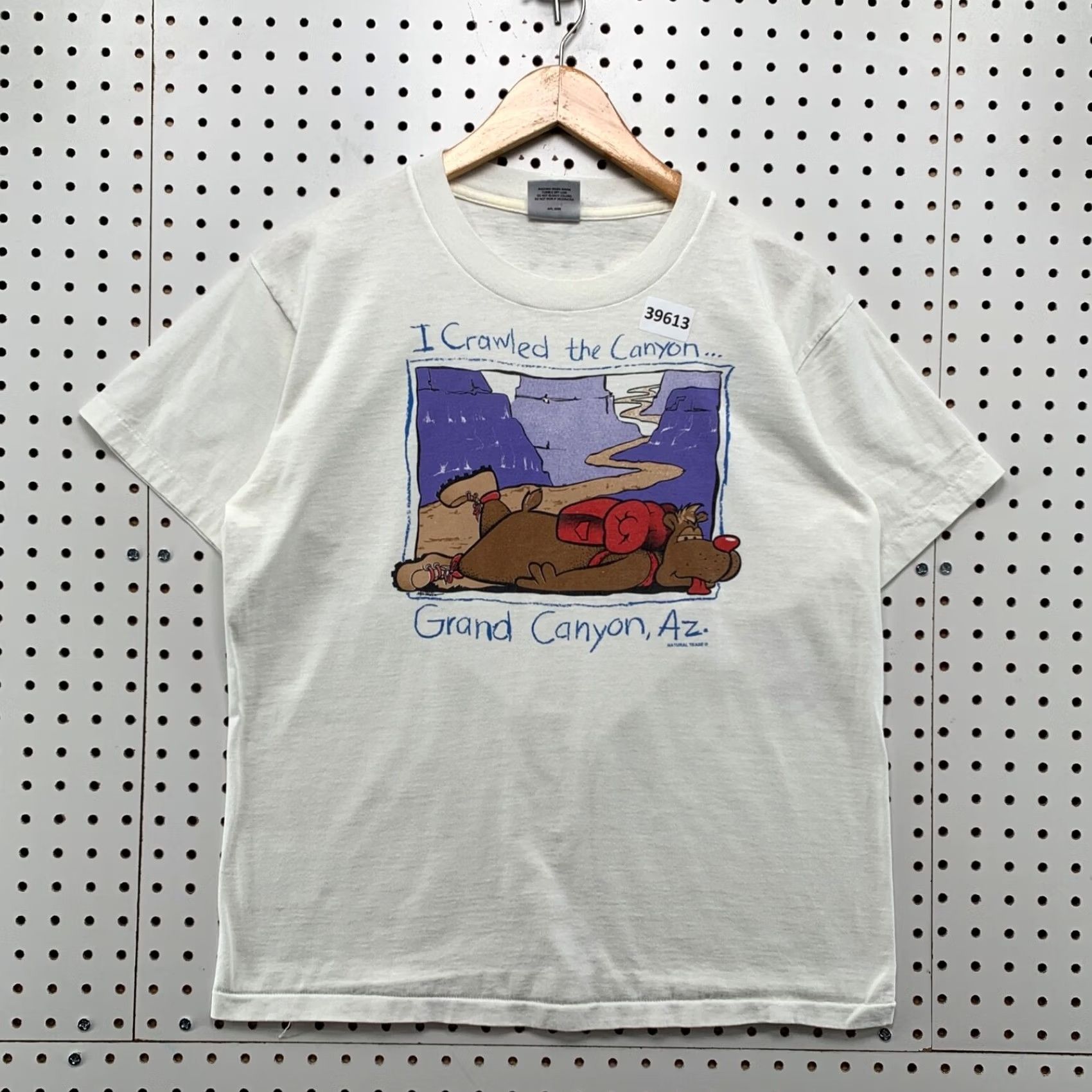 Vintage VINTAGE Grand Canyon Funny Shirt Mens M White USA 90s Single Stitch Classic Tee Size US M / EU 48-50 / 2 - 2 Thumbnail