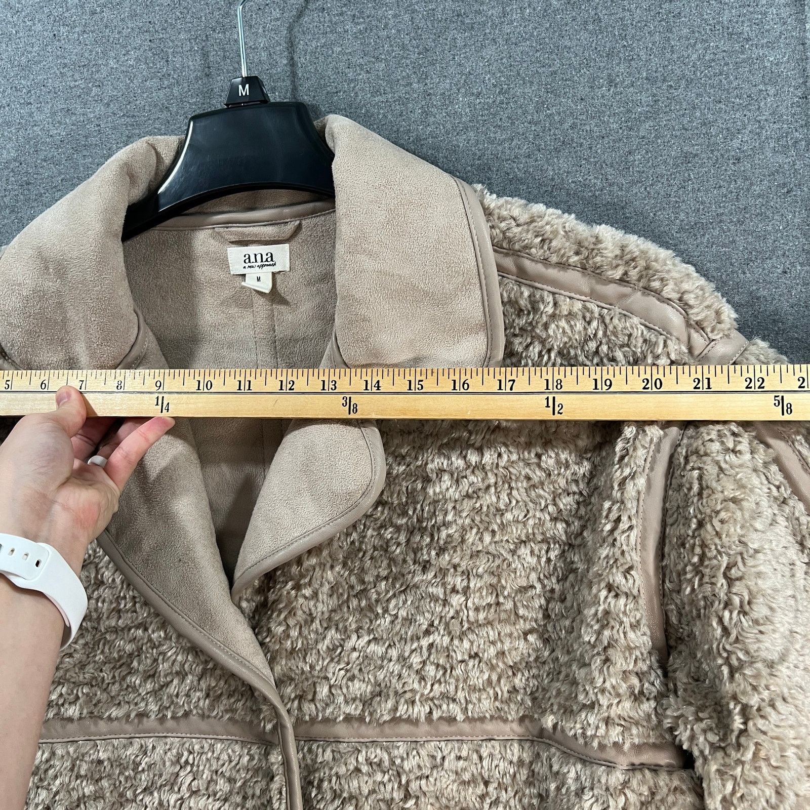 Other a.n.a Women's Winter Outerwear Coat Faux Shearling Midweight Size M / US 6-8 / IT 42-44 - 7 Thumbnail