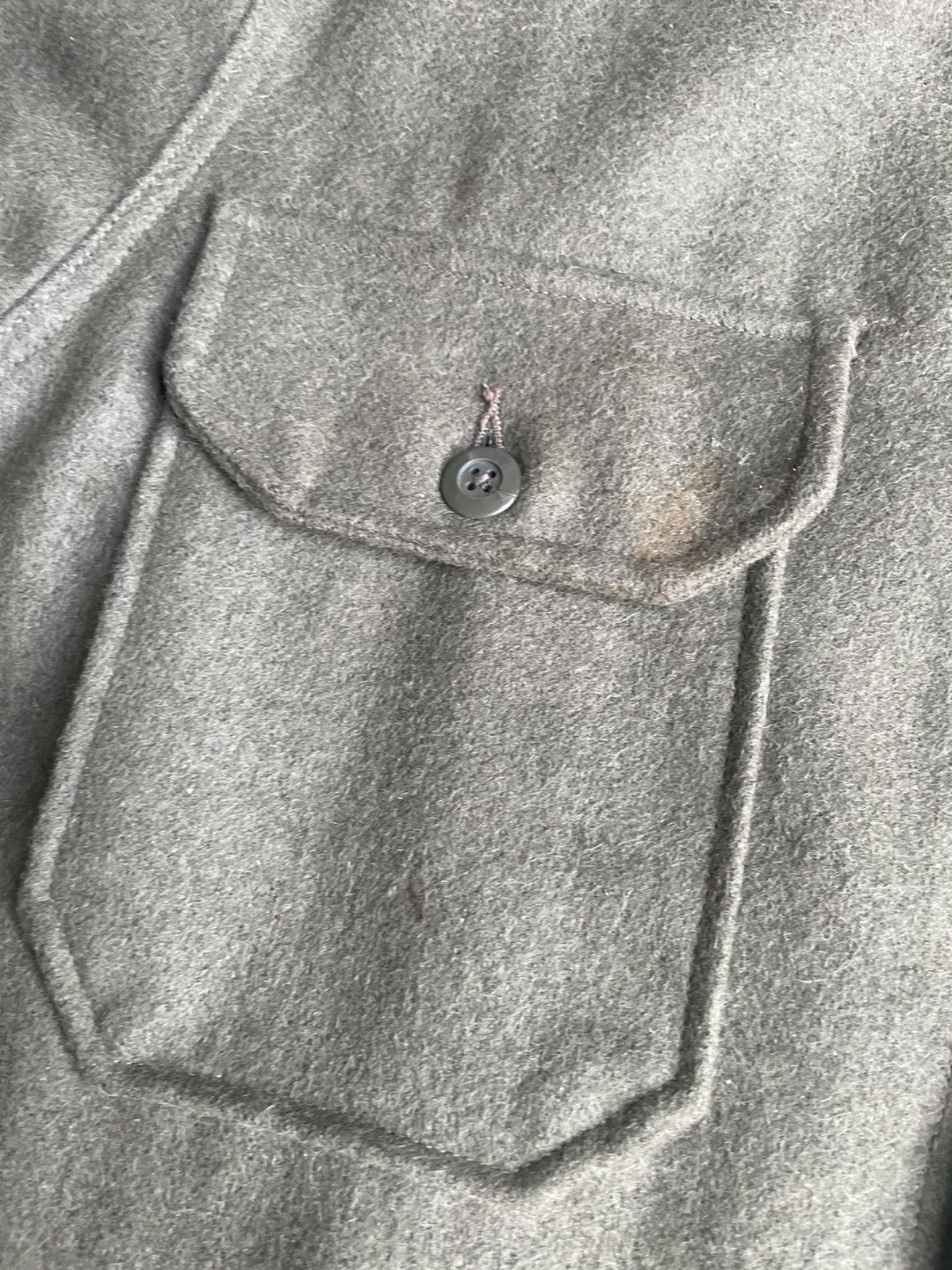Other Vintage USMC Wool Shirt Size US L / EU 52-54 / 3 - 14 Thumbnail