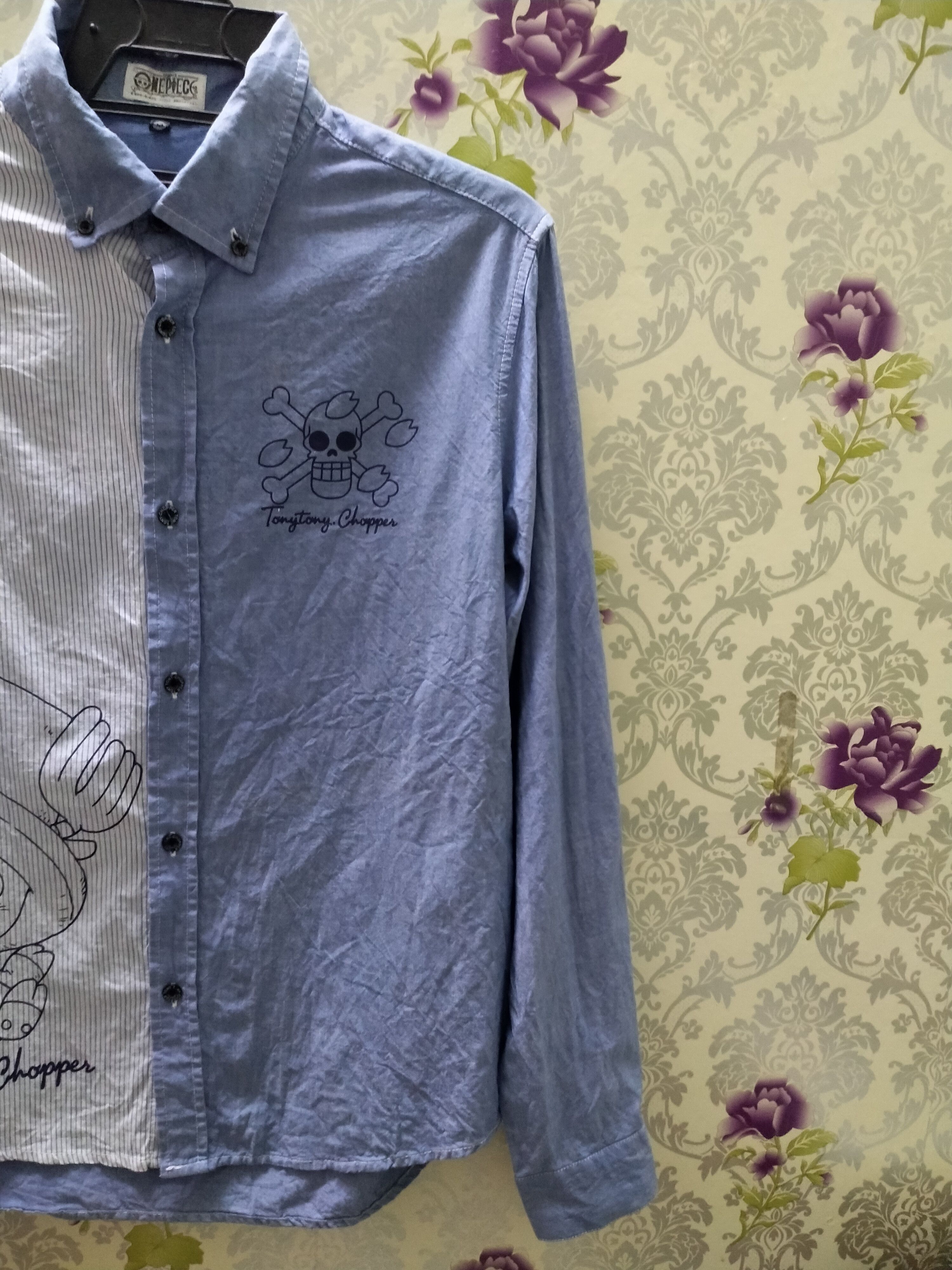 Japanese Brand × One Piece One piece shirt button up big logo Size US M / EU 48-50 / 2 - 3 Thumbnail