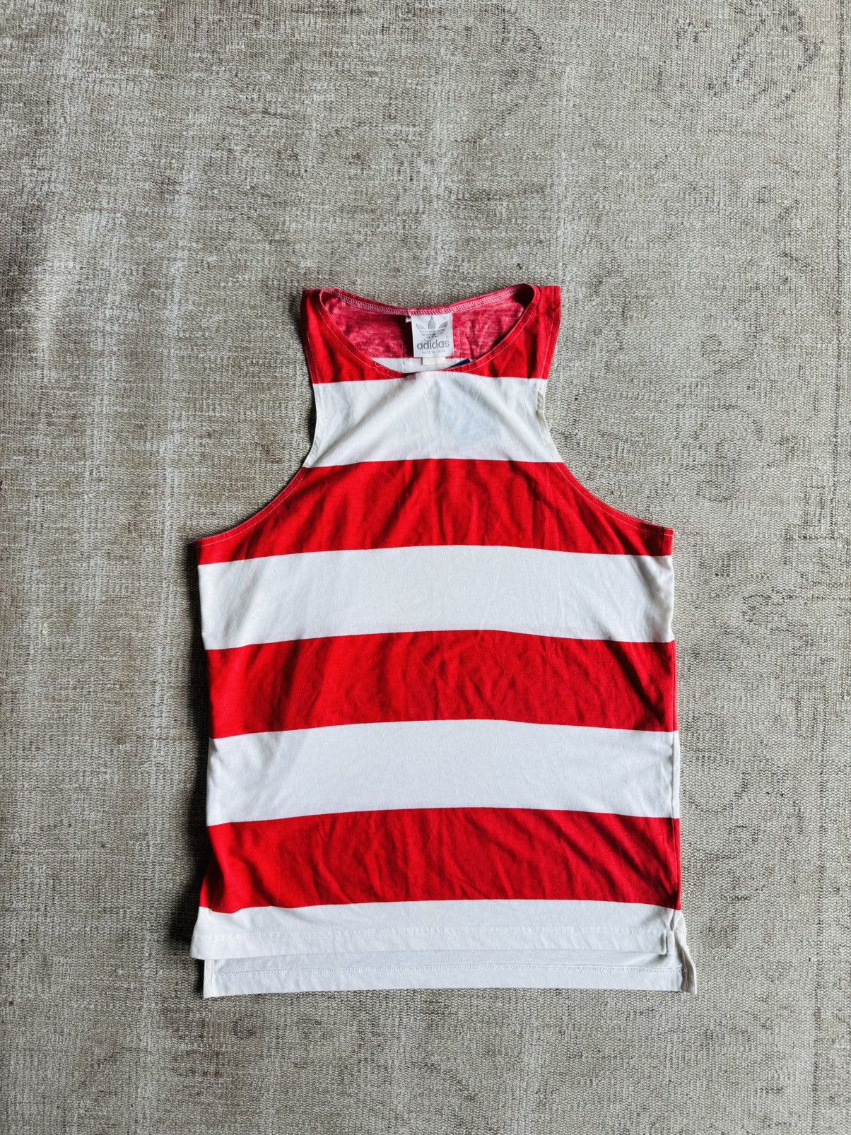 Adidas Adidas Originals 1988 Olympics vintage striped tank top sz L Size US L / EU 52-54 / 3 - 1 Thumbnail
