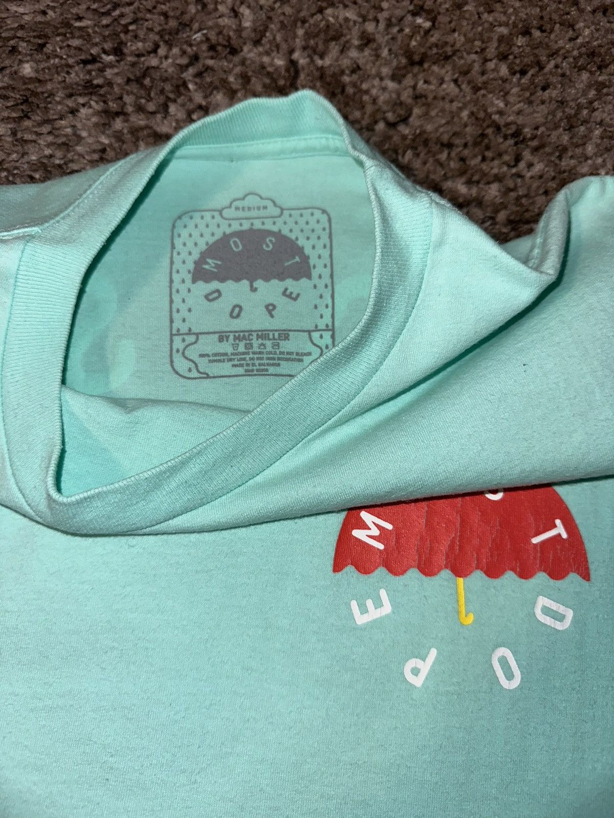 Mac Miller × Zumiez Mac Miller Most Dope T-shirt size M rare Size US M / EU 48-50 / 2 - 6 Thumbnail