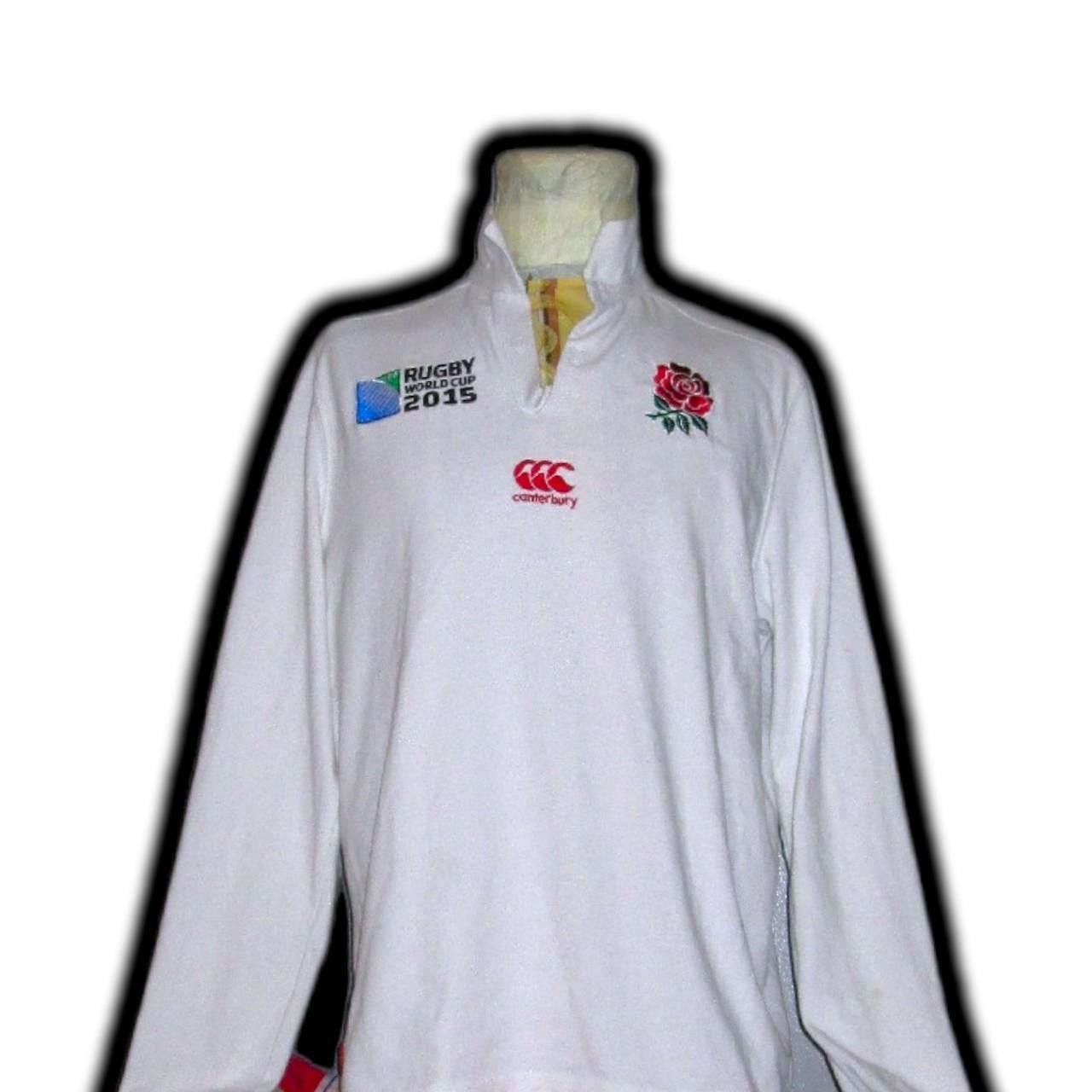Canterbury of New Zealand England 2015 Rugby World Cup 15 Shirt Jersey Sweatshirt Size US M / EU 48-50 / 2 - 4 Thumbnail
