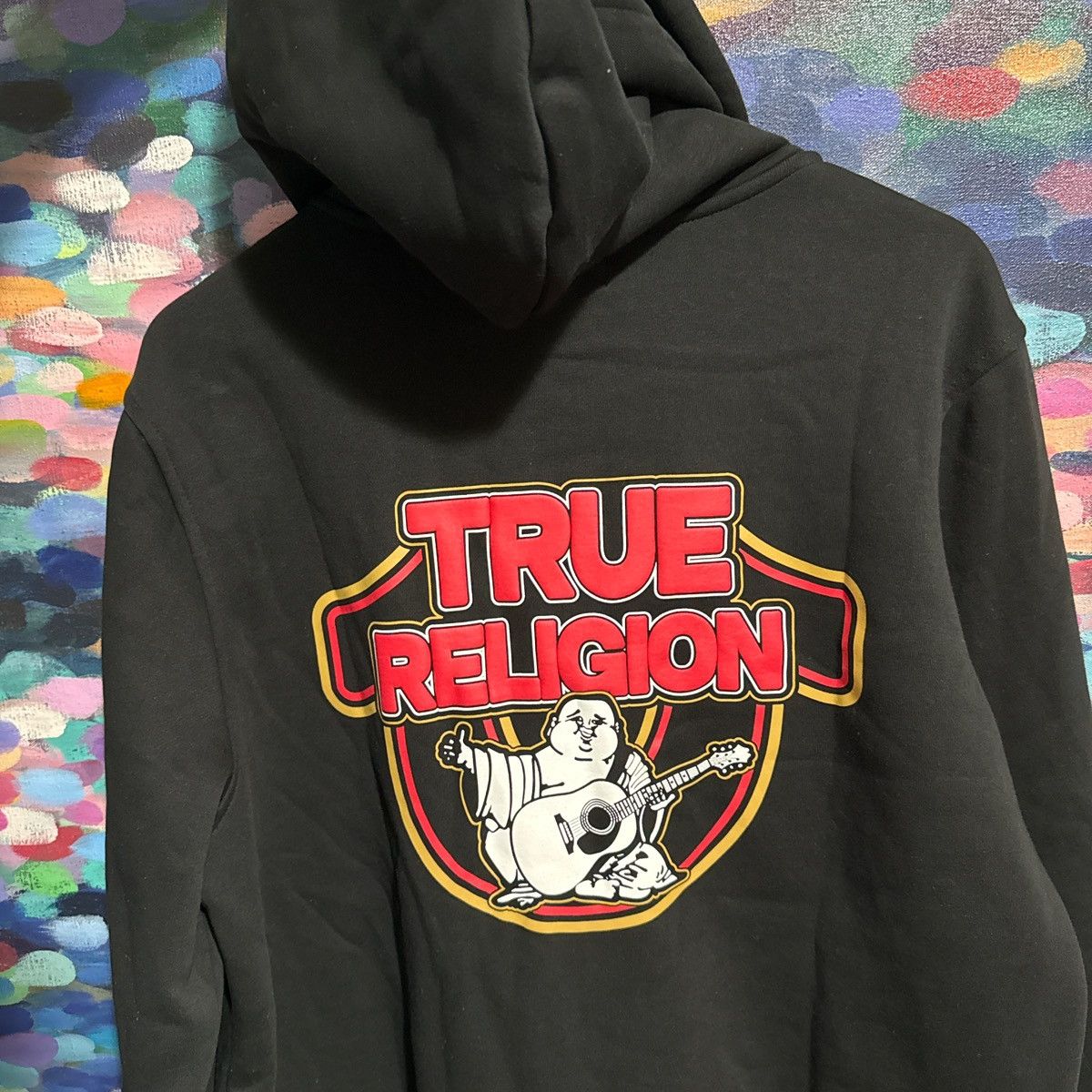 True Religion True religion puff print graphic hoodie black Size XL Size US XL / EU 56 / 4 - 5 Thumbnail