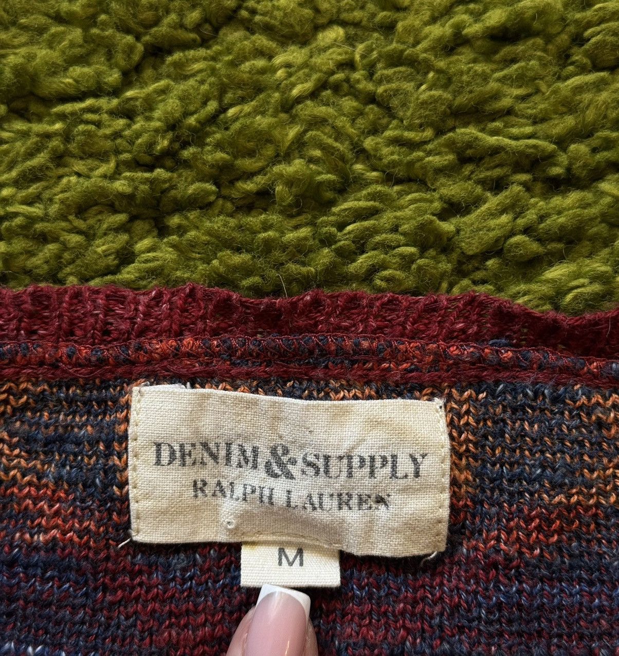 Denim & Supply Ralph Lauren × Ralph Lauren × Vintage Ralph Lauren Denim & Supply Aztec Navajo Native sweater vtg Size US M / EU 48-50 / 2 - 4 Thumbnail