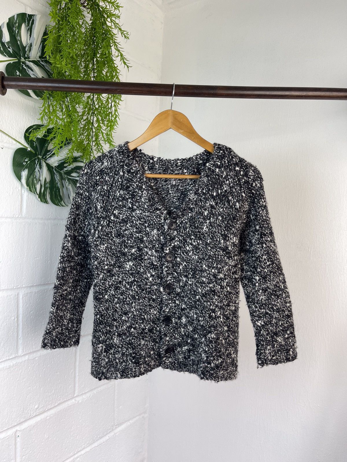 AD2005 Junya Watanabe Comme Des Garçons Wool Button Cardigan