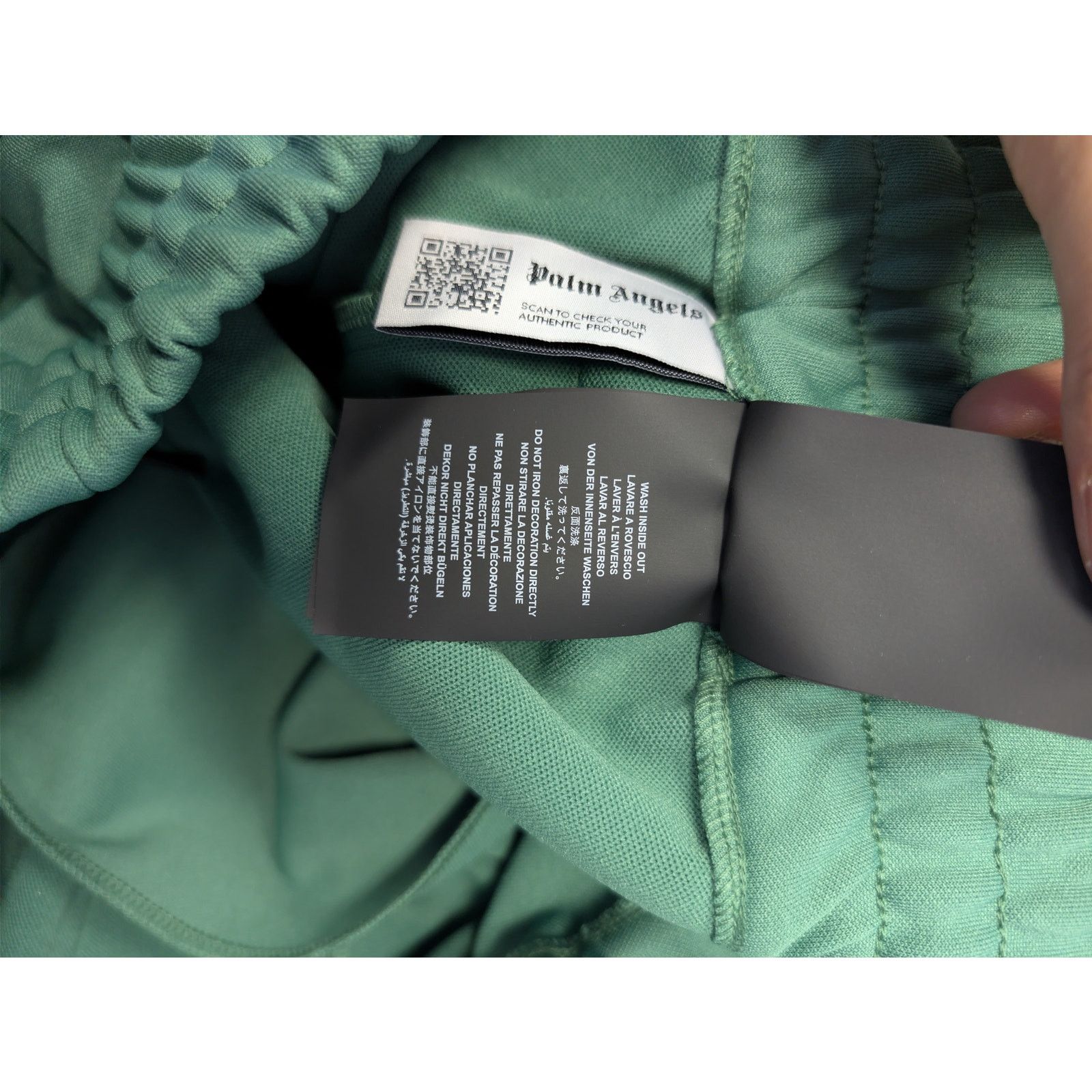Palm Angels o1rshd1 Classic Logo Track Pants in Forest Green Size US 38 / EU 54 - 19 Thumbnail