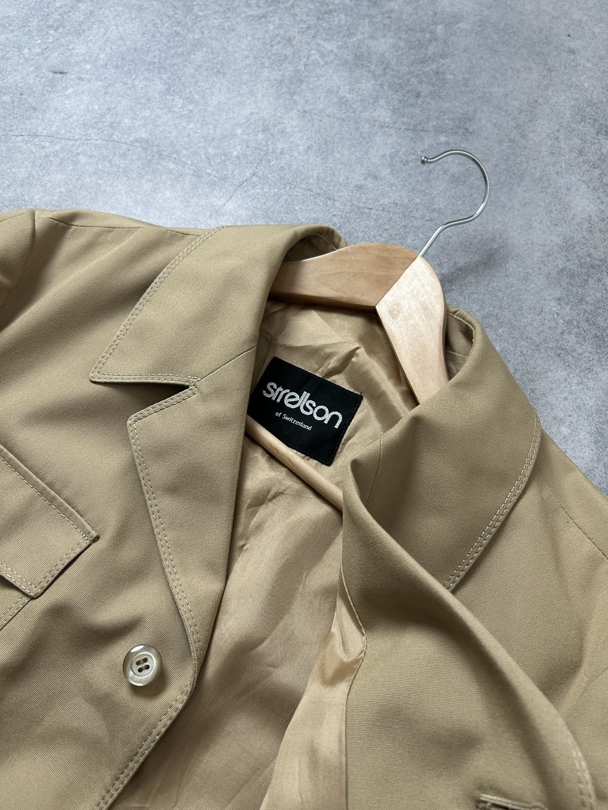 Strellson Streelson beige work jacket mens 90s Size US M / EU 48-50 / 2 - 4 Thumbnail