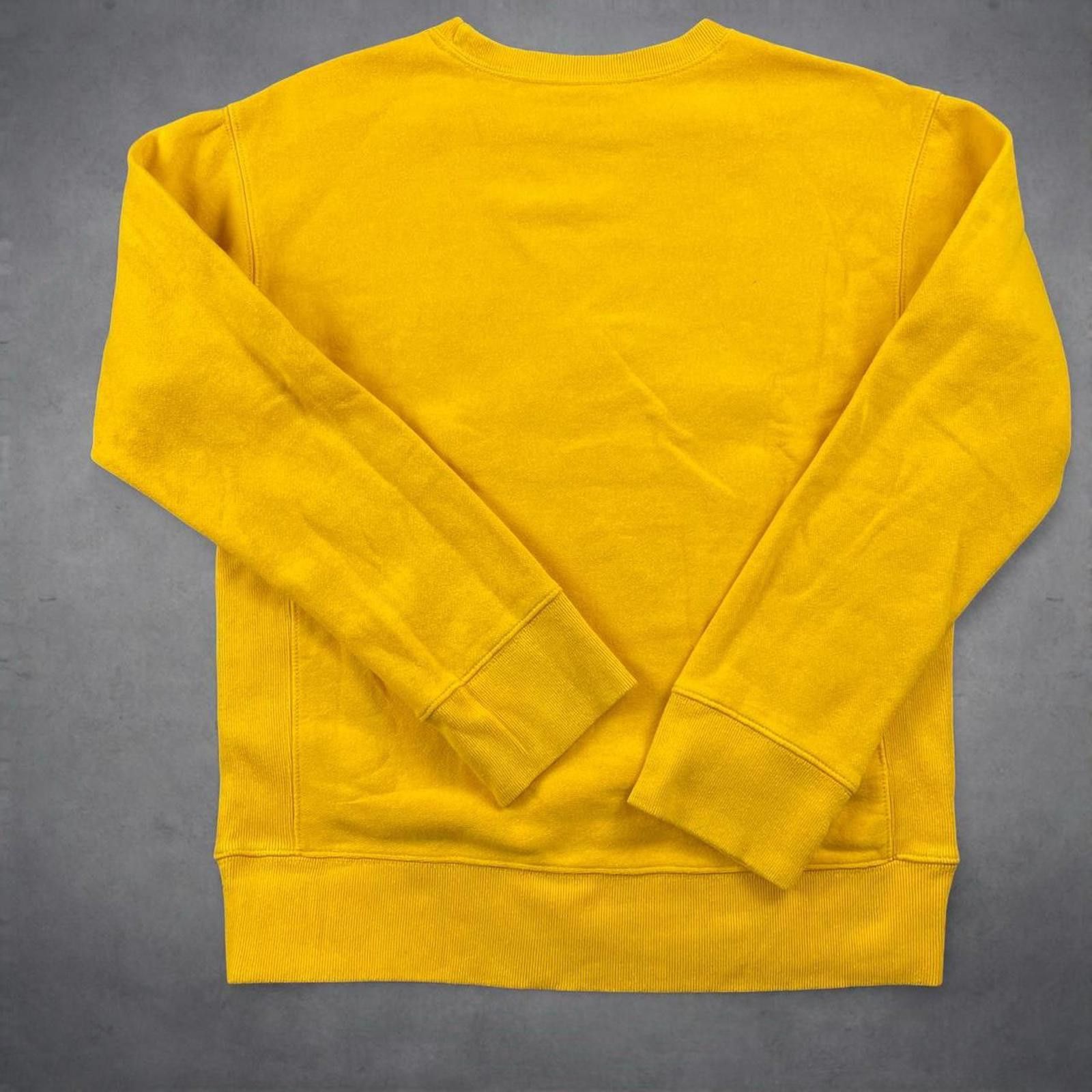 Polo Jeans Co Crewneck Sweatshirt Small Yellow Spellout