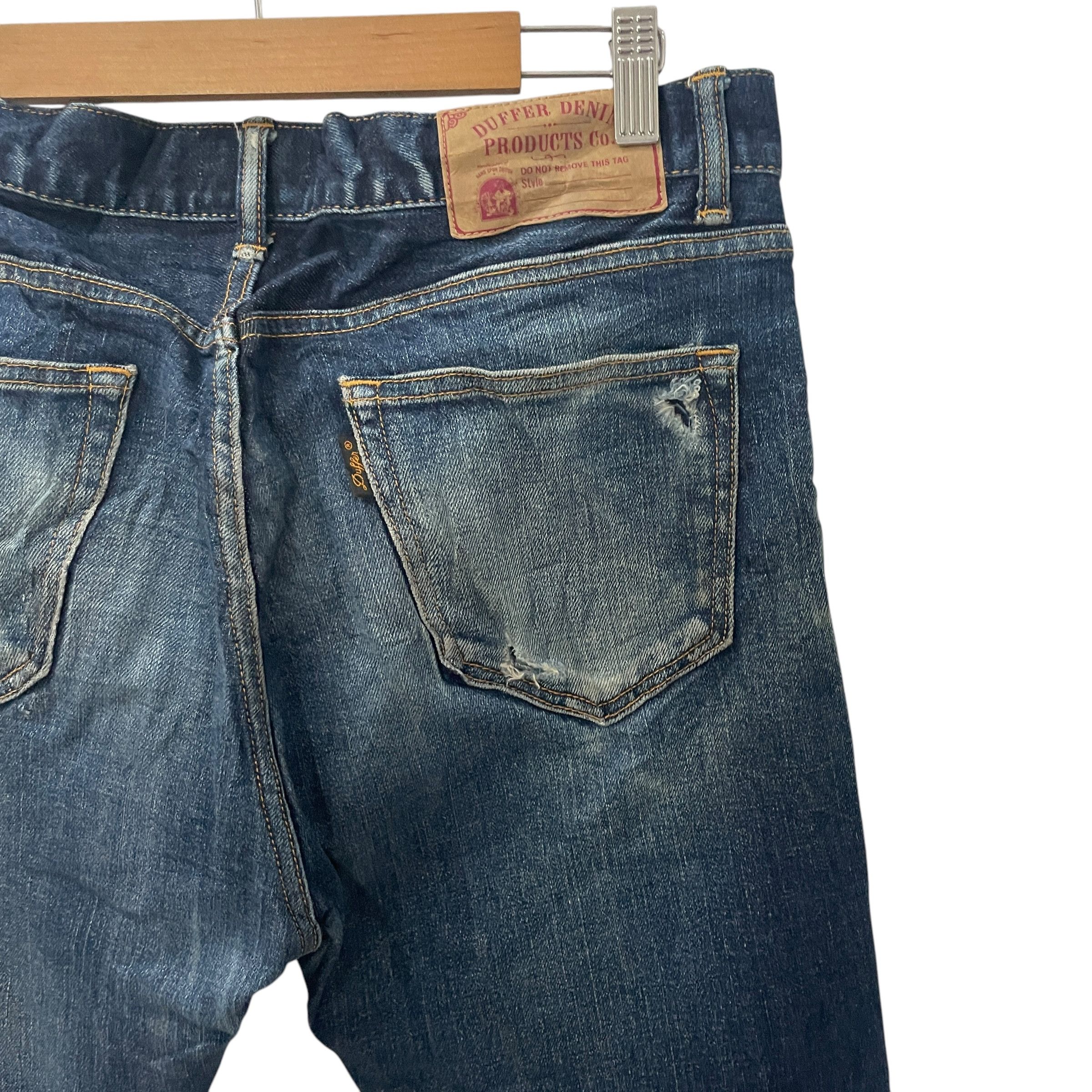 20471120 Vintage Duffer Denim Product Co Jeans Size US 33 - 9 Thumbnail