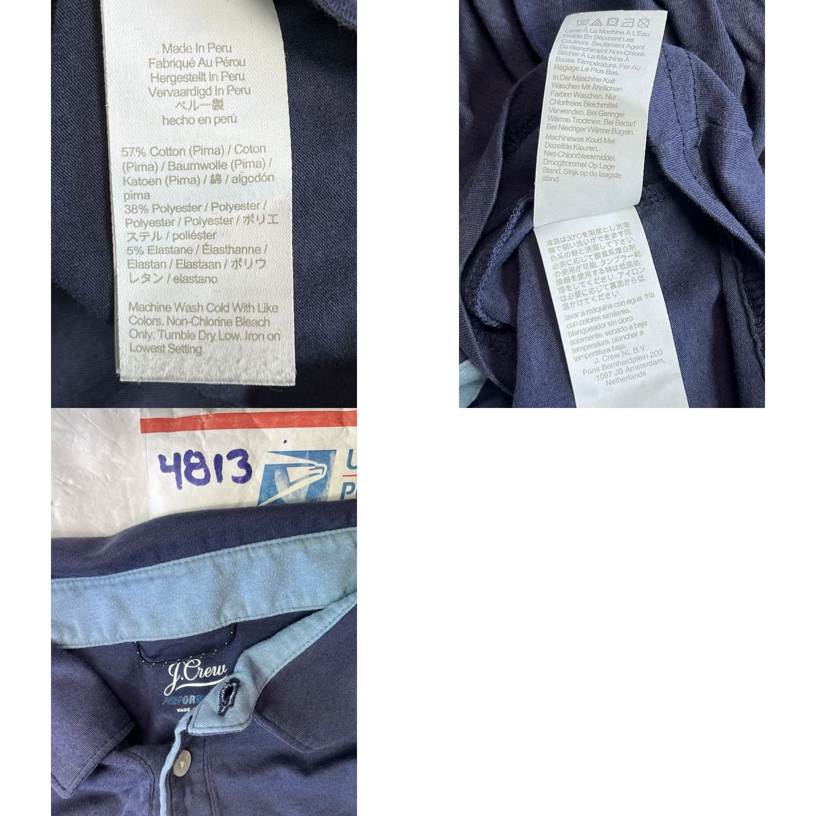 J.Crew J.Crew Polo Men's Purple Performance Activewear Short Sleeve Light Shirt Sz L Size US L / EU 52-54 / 3 - 8 Thumbnail
