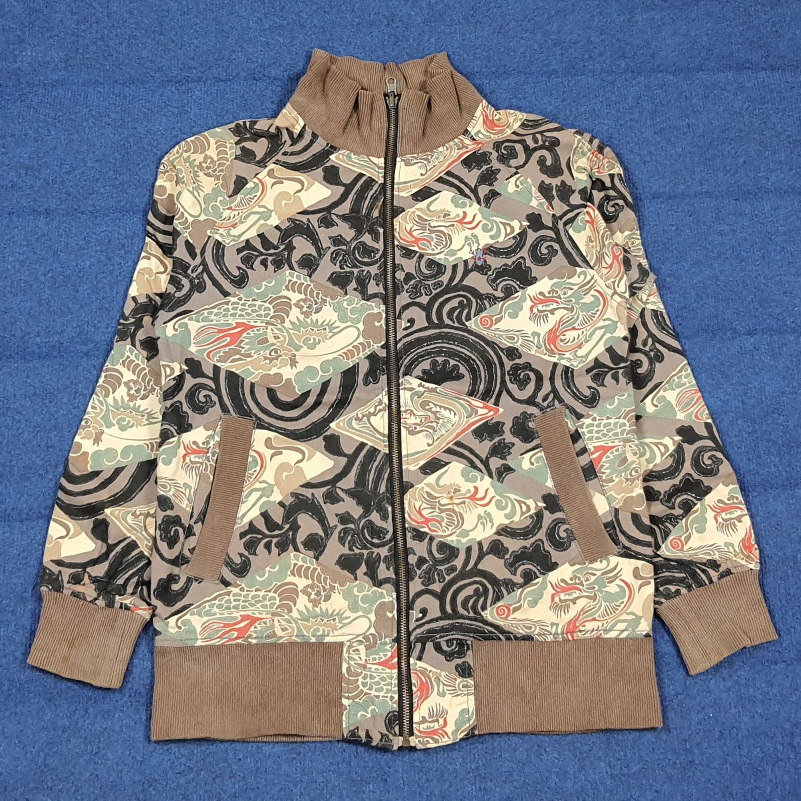 Japanese Brand Vintage In Good Light Japan Dragon Reversible Jacket C288N21 Size US XS / EU 42 / 0 - 1 Thumbnail