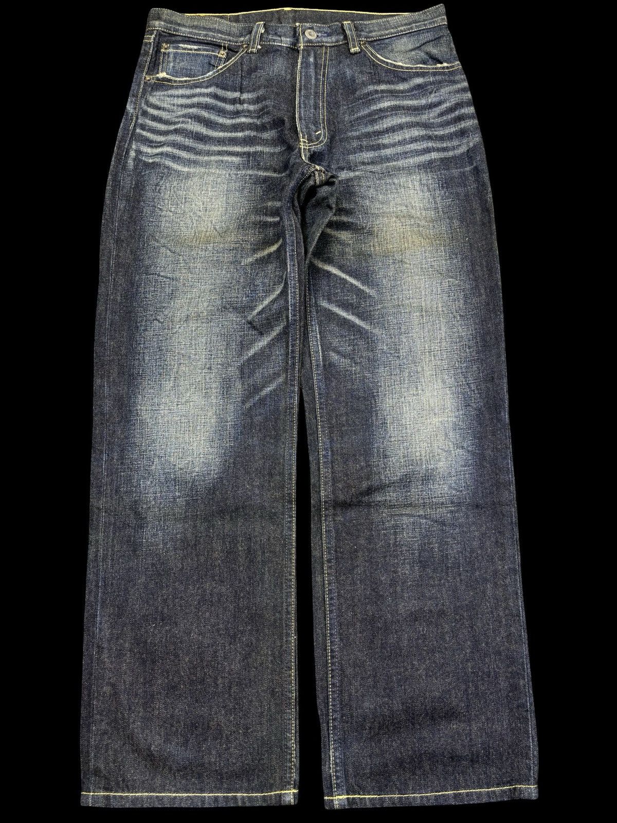 Levi's Vintage y2k Levis 502 Stone Wash Denim F765 Size US 32 / EU 48 - 1 Thumbnail