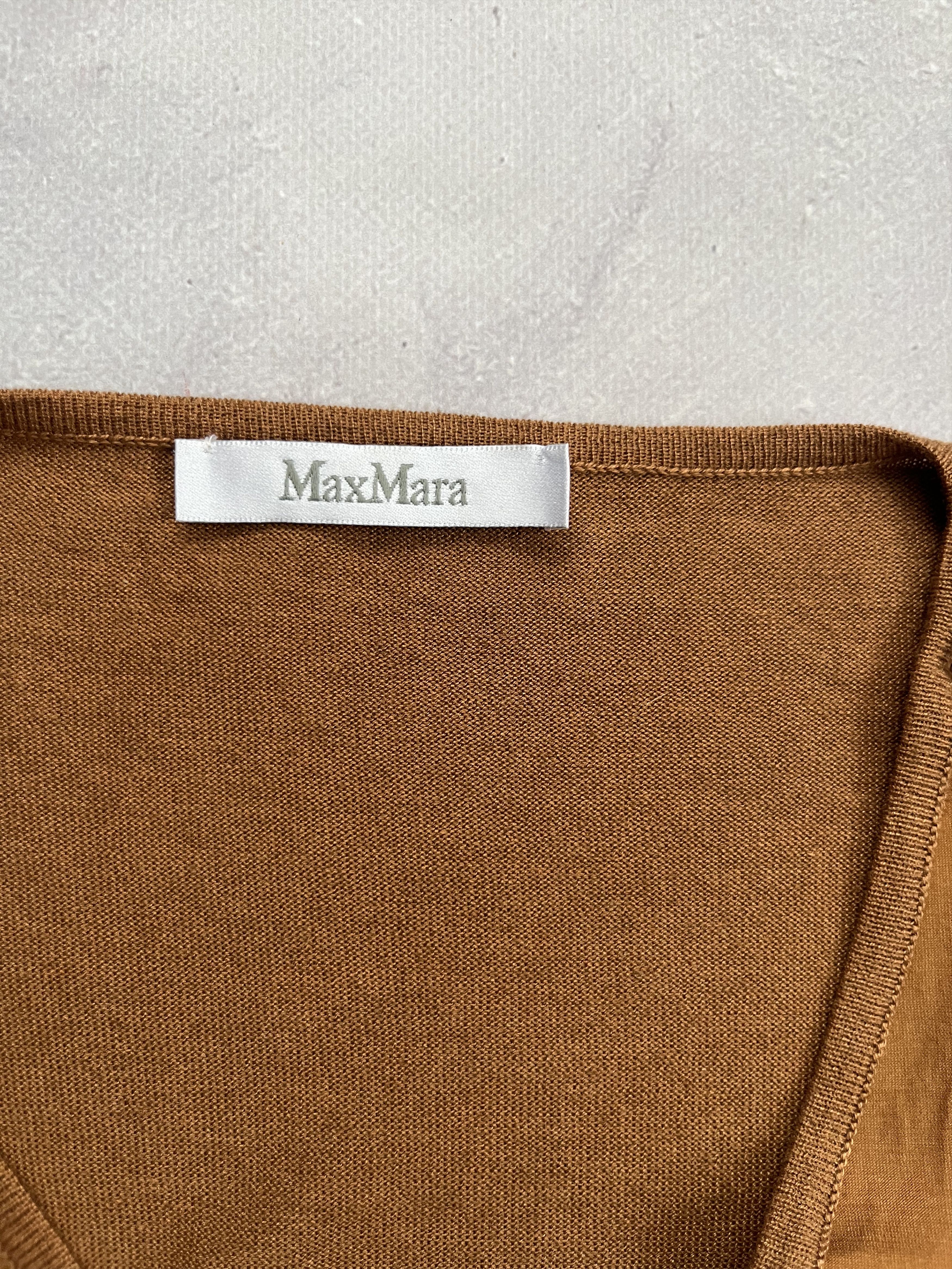 Max Mara Max Mara Silk Linen Two Piece Set V Neck Top / Pants Size S / US 4 / IT 40 - 5 Thumbnail