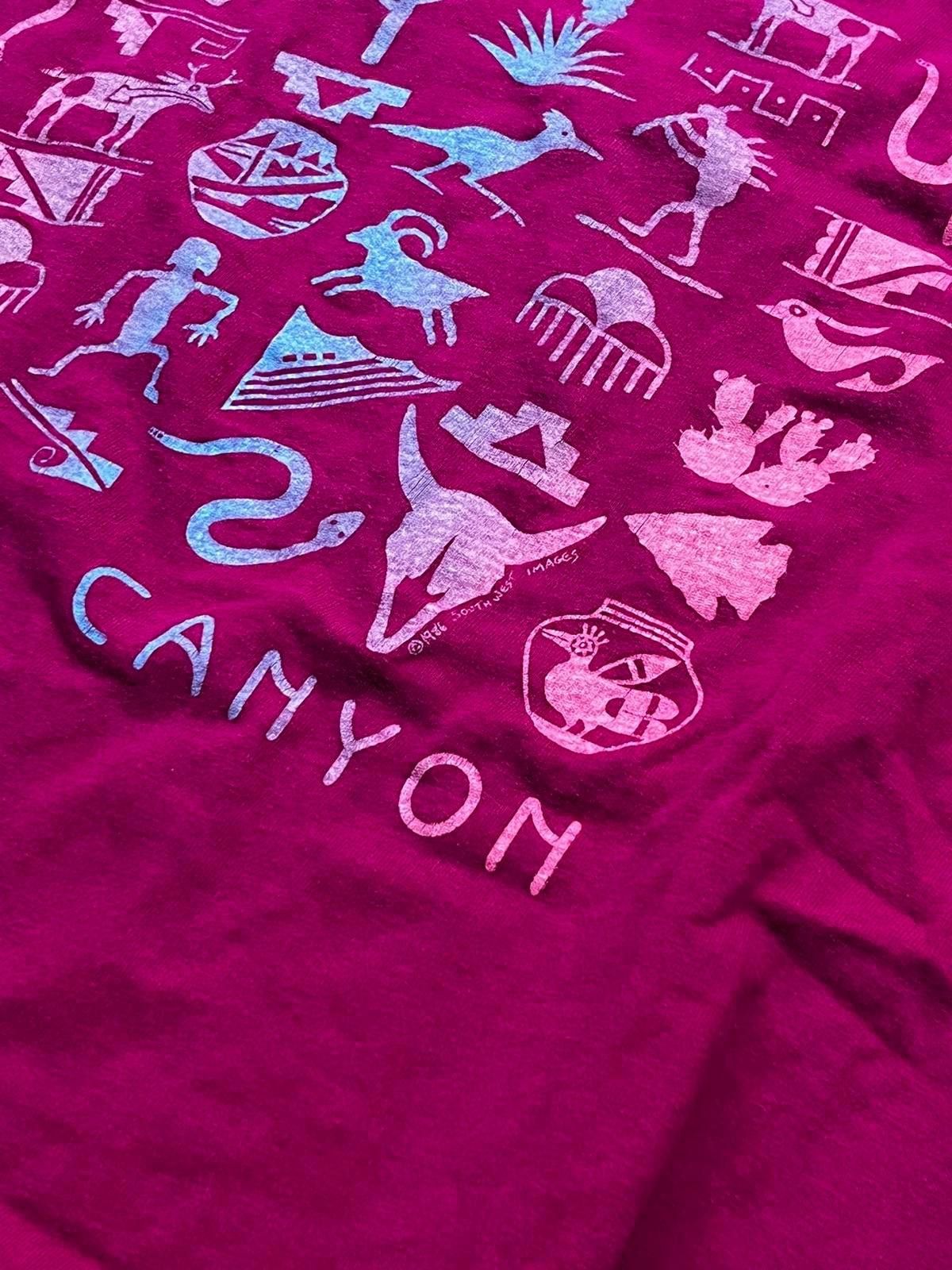 Hanes Vintage 80s Hanes Beefy-T Grand Canyon Graphic Tshirt Size US L / EU 52-54 / 3 - 3 Thumbnail