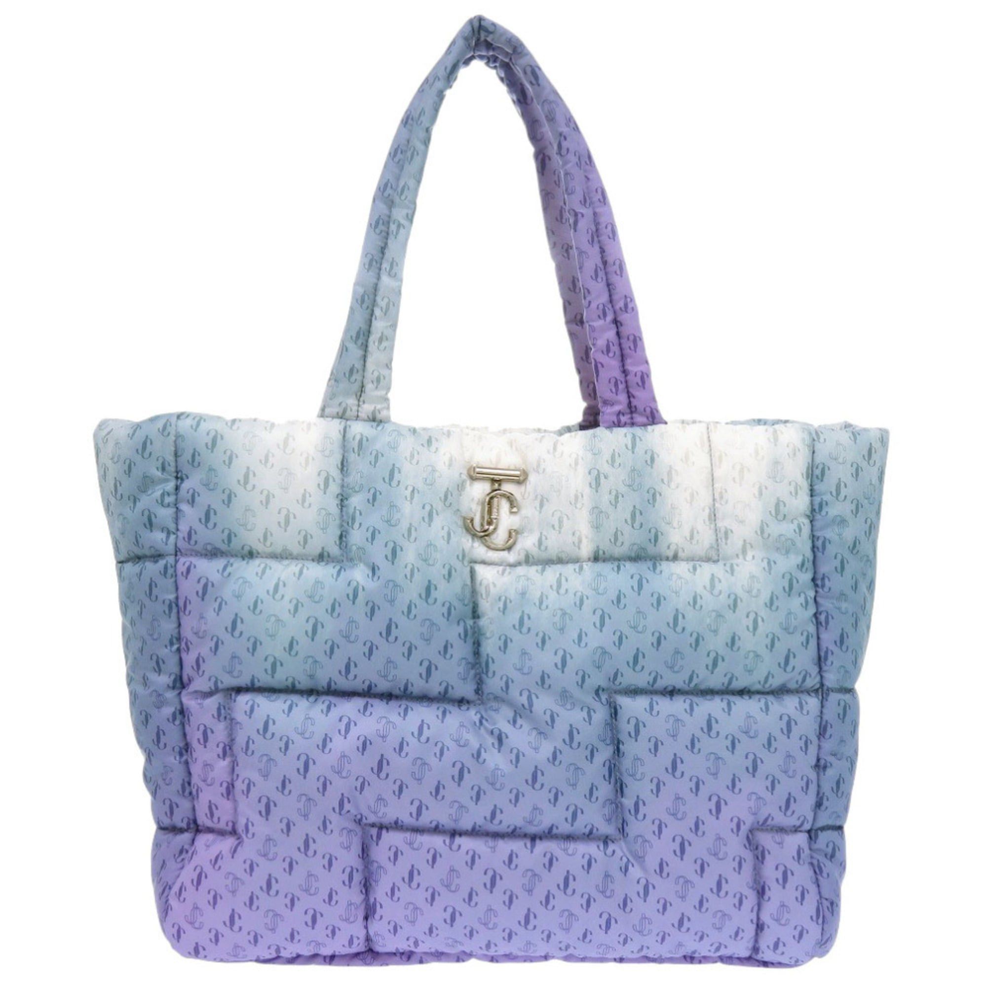 Jimmy Choo Like new Jimmy Choo Raya soft nylon blue/purple tote bag, model 1714 Size ONE SIZE - 1 Thumbnail