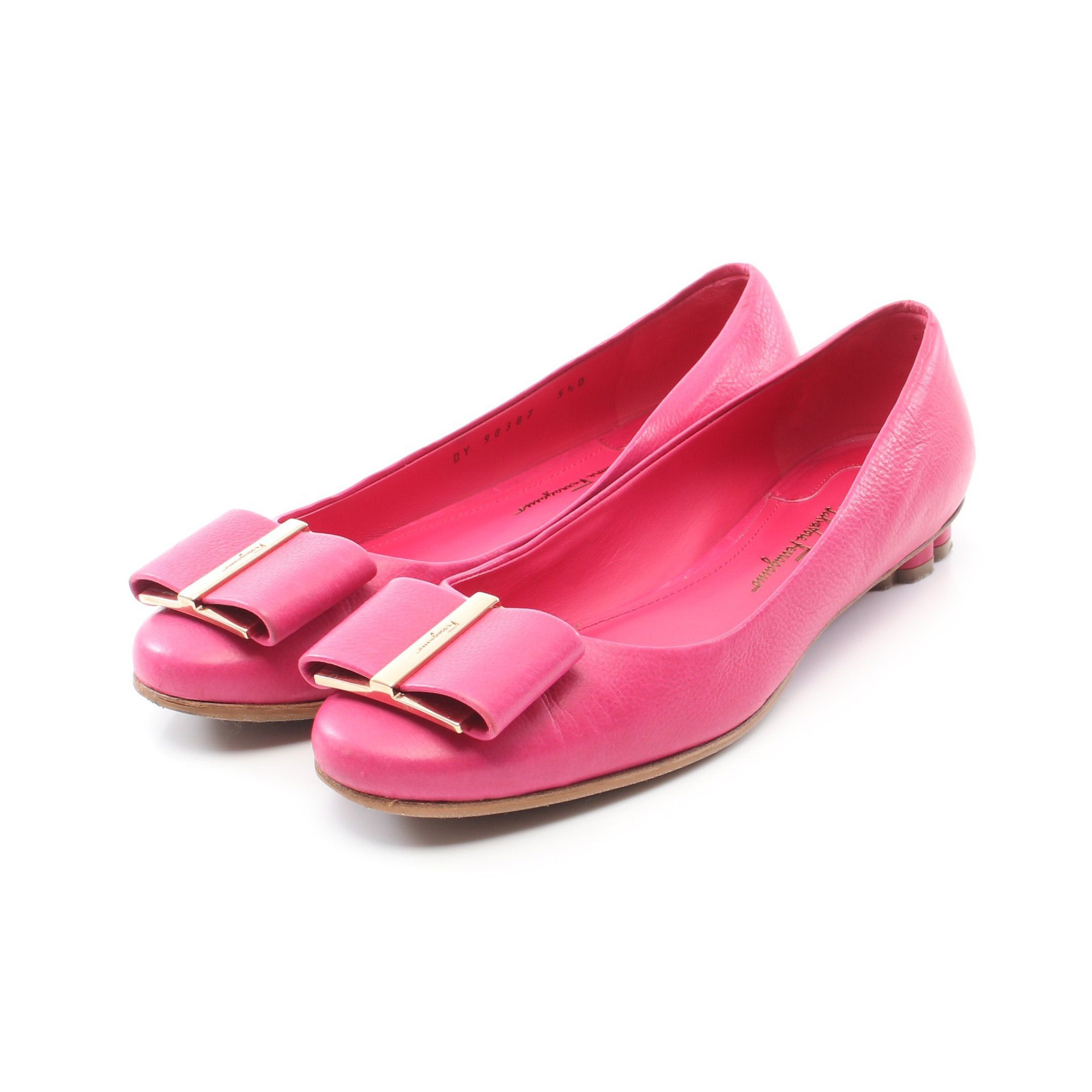 CAPUA Flat Shoes Leather Pink Purple