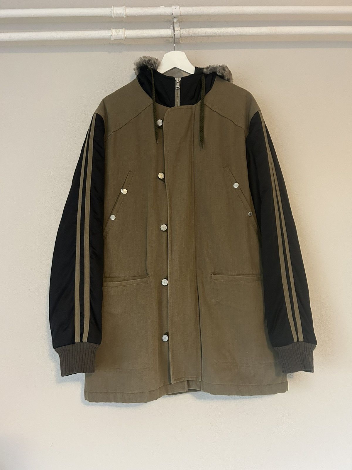 Dolce & Gabbana AW2003 Fur Hood Parka with Hip-Hop Graphic Size US L / EU 52-54 / 3 - 2 Thumbnail