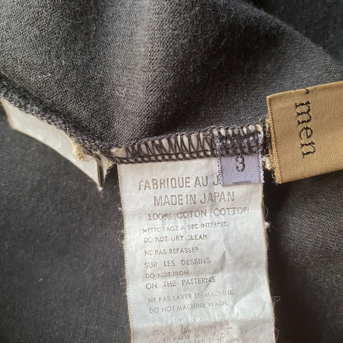 Yohji Yamamoto Y’s For Men Coated T Shirt Size US M / EU 48-50 / 2 - 7 Thumbnail
