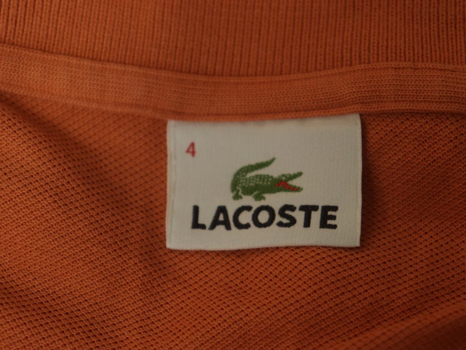 Lacoste Lacoste Orange 100% Cotton Collared Polo Shirt Size 4 Size US M / EU 48-50 / 2 - 12 Thumbnail