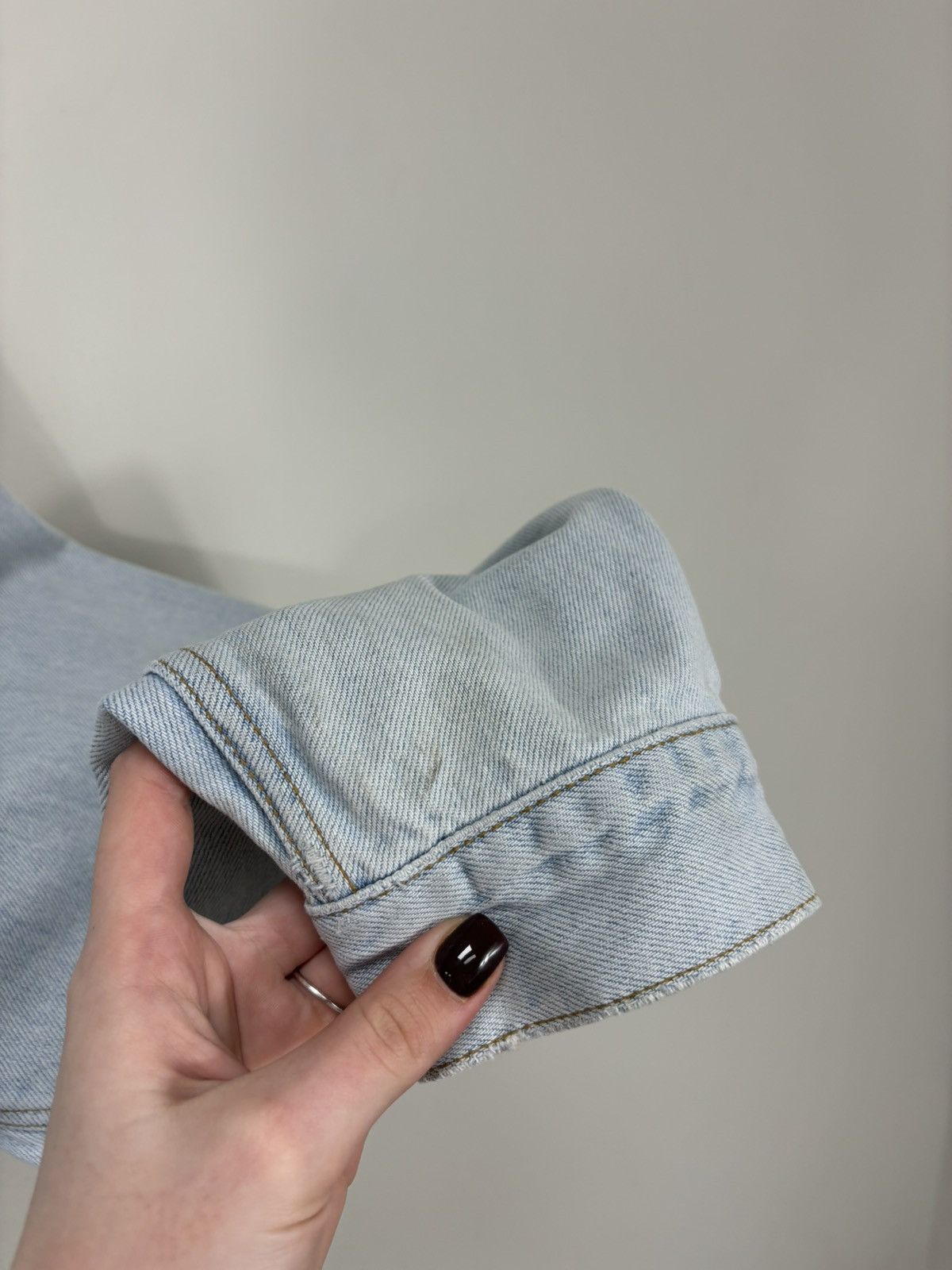 Levi's Vintage 90s Levi’s USA Faded Washed Rare Hype Denim Jacket Size US M / EU 48-50 / 2 - 14 Thumbnail