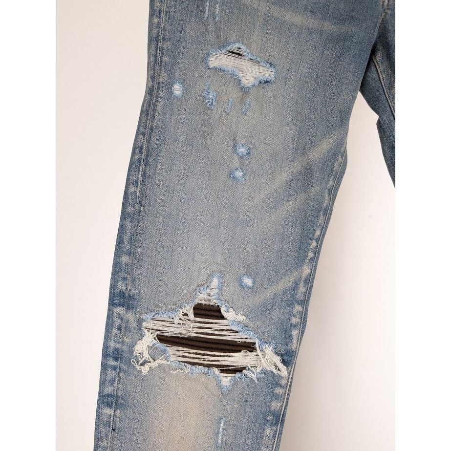 Amiri o1rshd1 Ultra Suede MX1 Jeans in Clay Indigo 31 Size US 31 - 6 Thumbnail