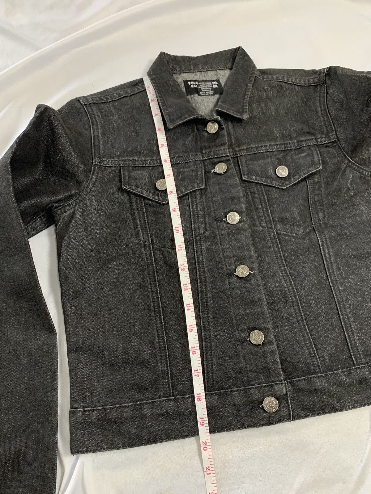 Polo Ralph Lauren 90s vintage polo ralph lauren trucker jeans black Size US S / EU 44-46 / 1 - 12 Thumbnail