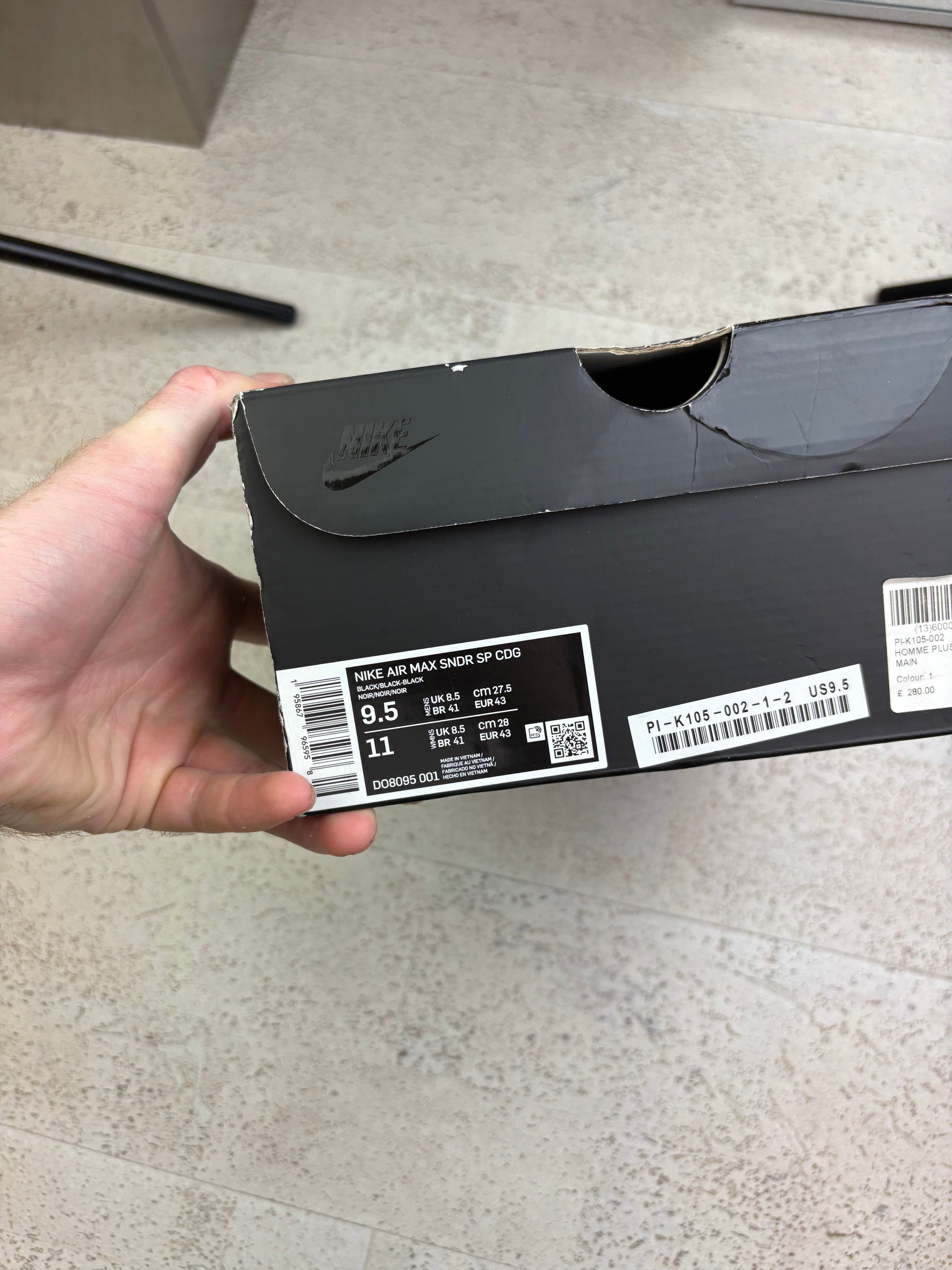 Comme des Garcons Homme Plus × Nike Nike x CDG Sunder Size US 9.5 / EU 42-43 - 6 Thumbnail