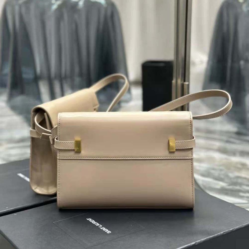Saint Laurent Paris o1s1wg111024 Size : OS / Manhattan Small Bag in Peach Size ONE SIZE - 3 Thumbnail