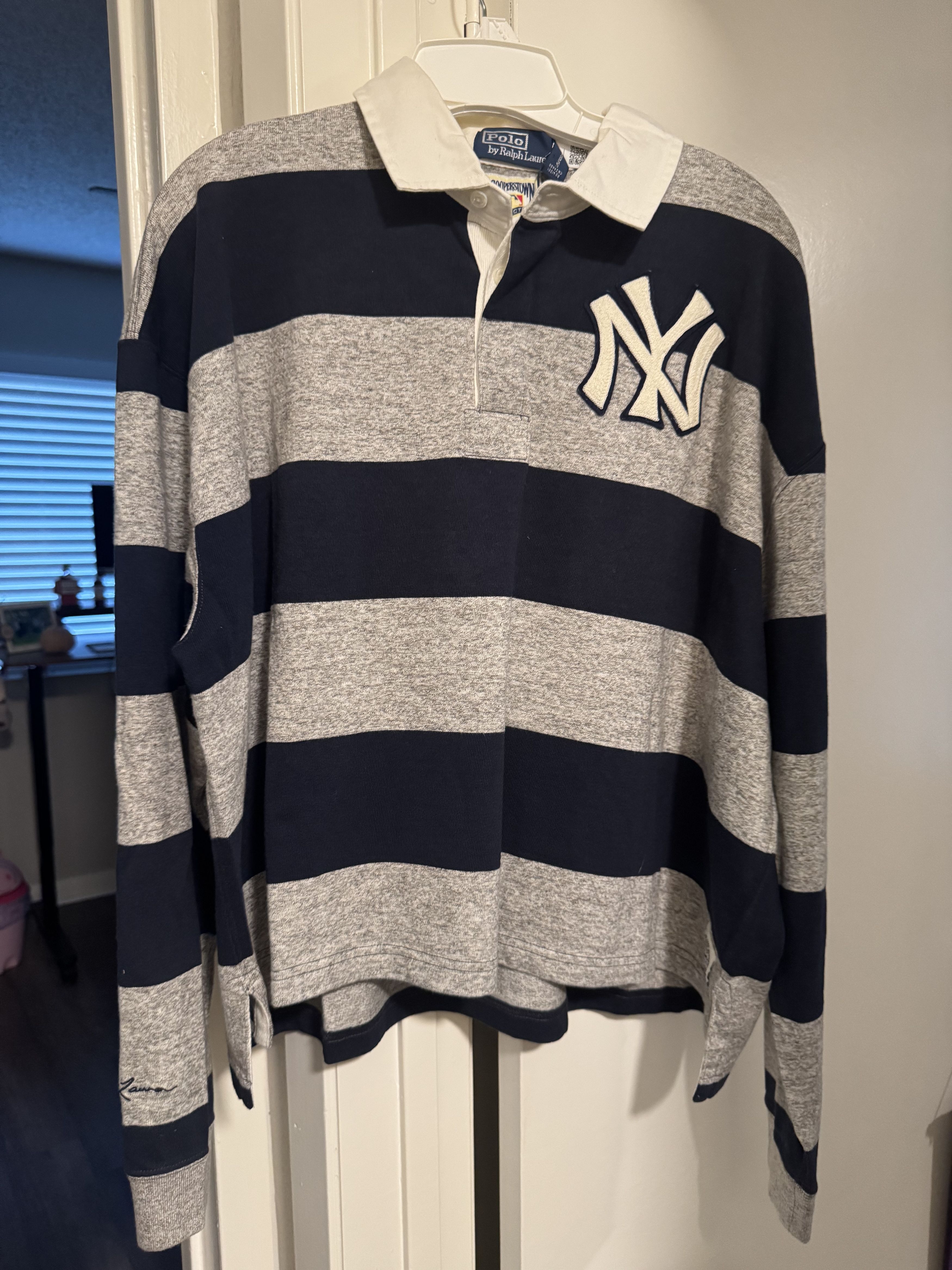 MLB × Polo Ralph Lauren Polo Ralph Lauren Yankees Rugby Shirt Size XL / US 12-14 / IT 48-50 - 1 Thumbnail
