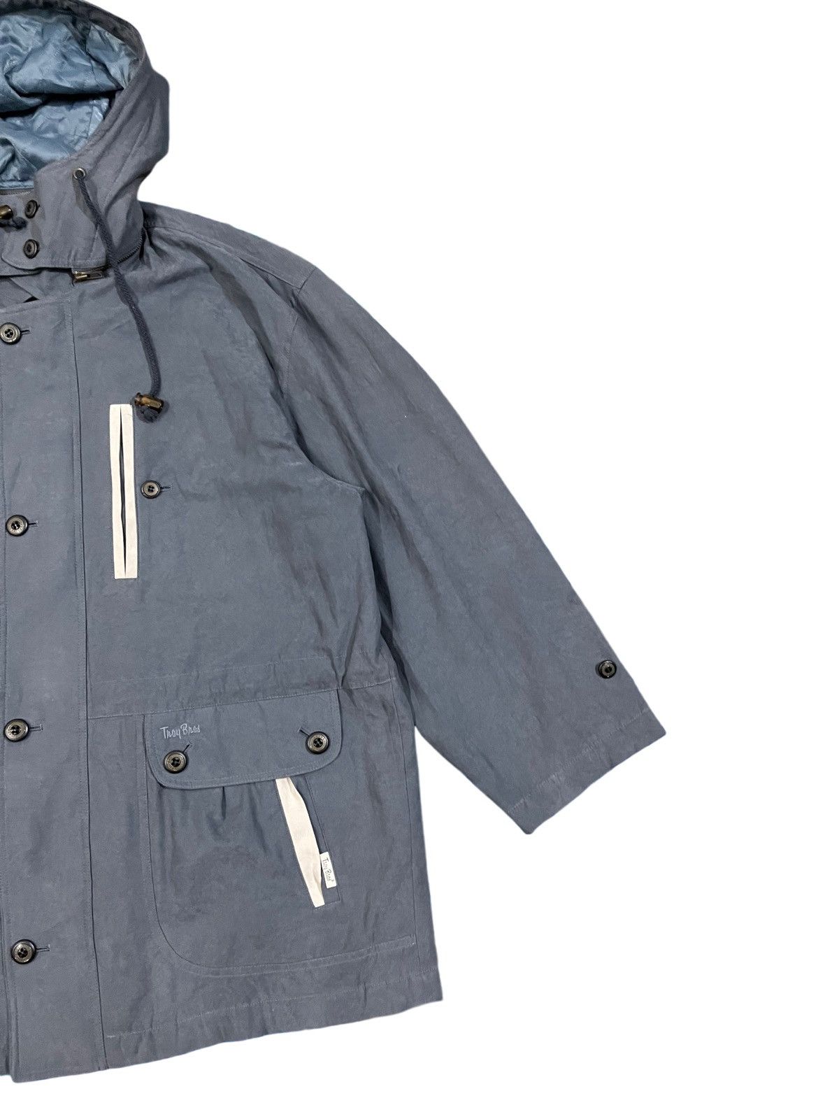 Japanese Brand × Vintage Vintage Troy Bros Detachable Hooded Style Jacket Size US L / EU 52-54 / 3 - 3 Thumbnail