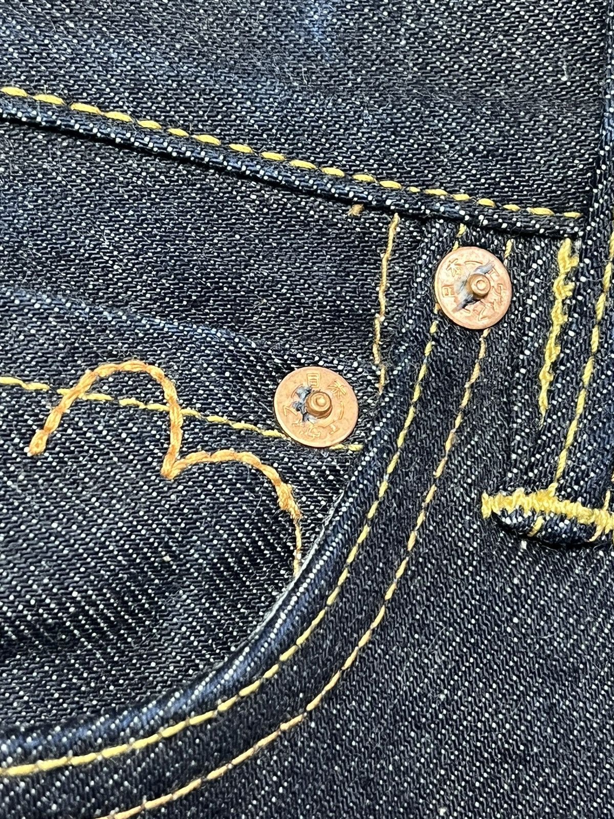 Evisu Evisu Red Seagull Daicock Selvedge Jeans Size US 31 - 5 Thumbnail