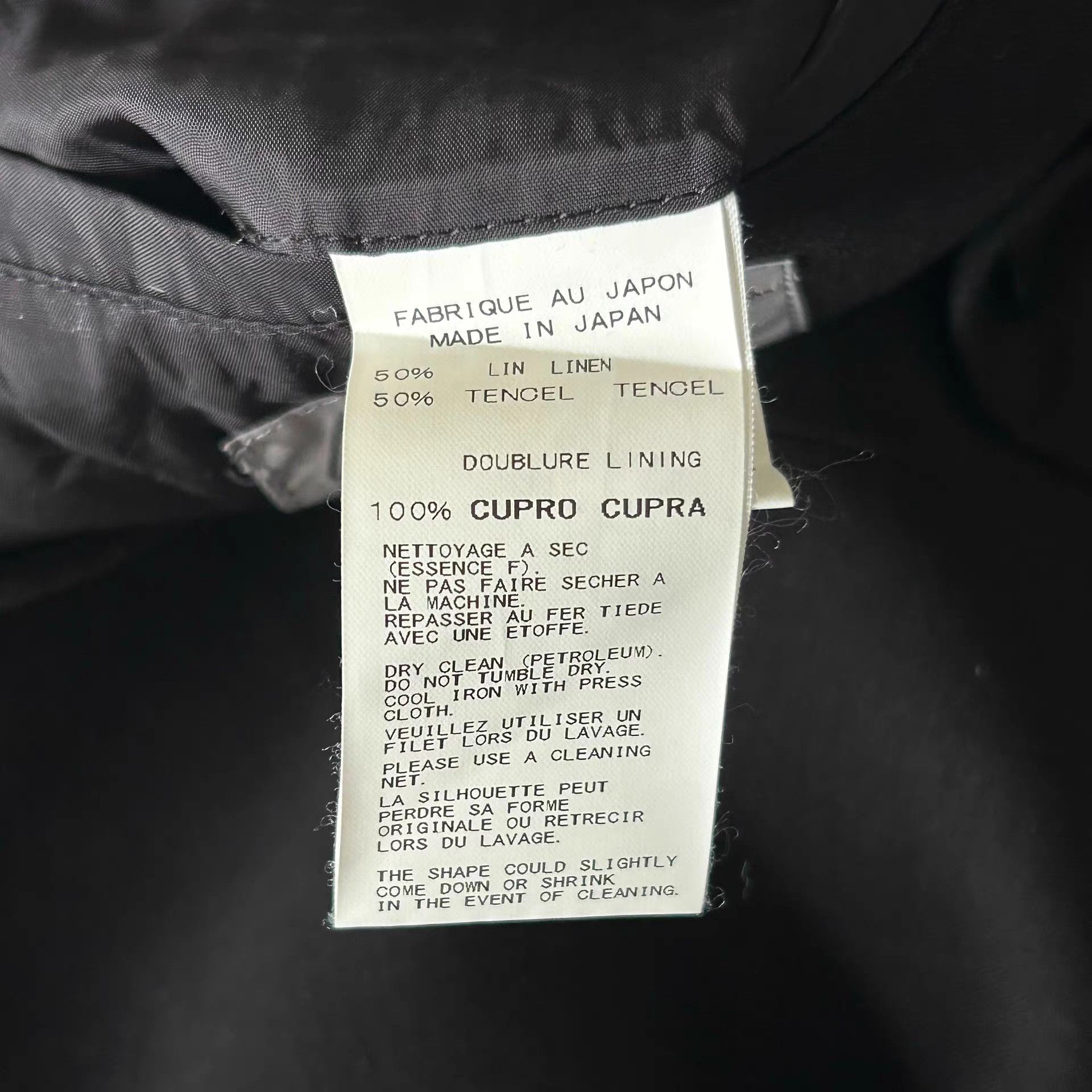 Yohji Yamamoto Yohji Yamamoto 15ss Paper Clip Pin Collarless Robe Jacket K4 Size US M / EU 48-50 / 2 - 7 Thumbnail