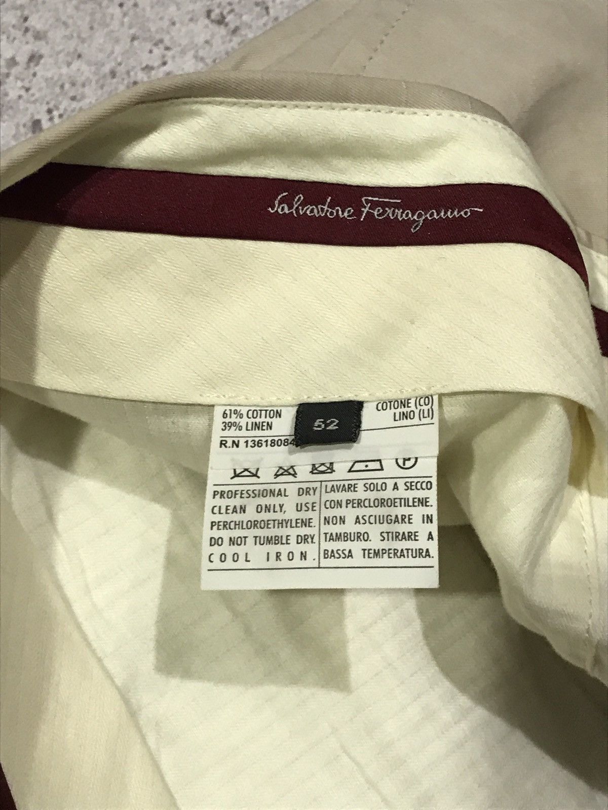 Salvatore Ferragamo Vintage 90s Salvatore Ferragamo Classic Pants Size US 32 / EU 48 - 7 Thumbnail