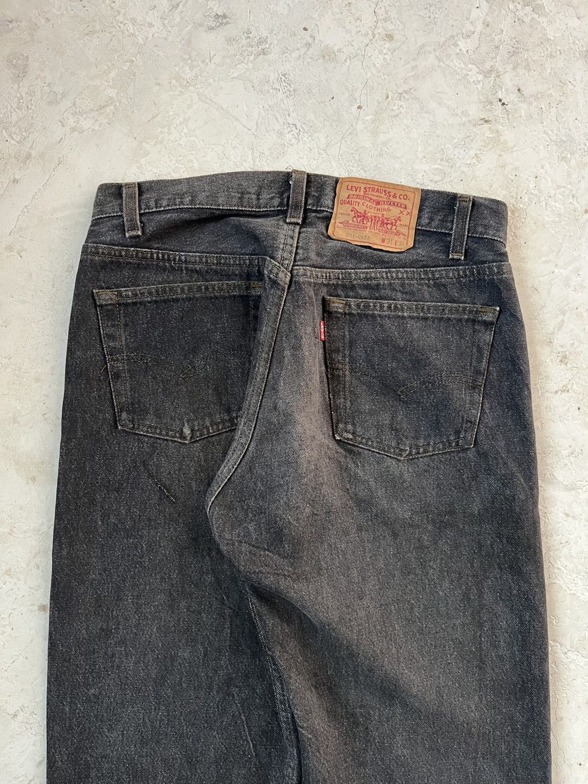 Levi's Vintage Clothing Vintage Levi's 501 Thrashed Jeans Size US 31 - 4 Thumbnail