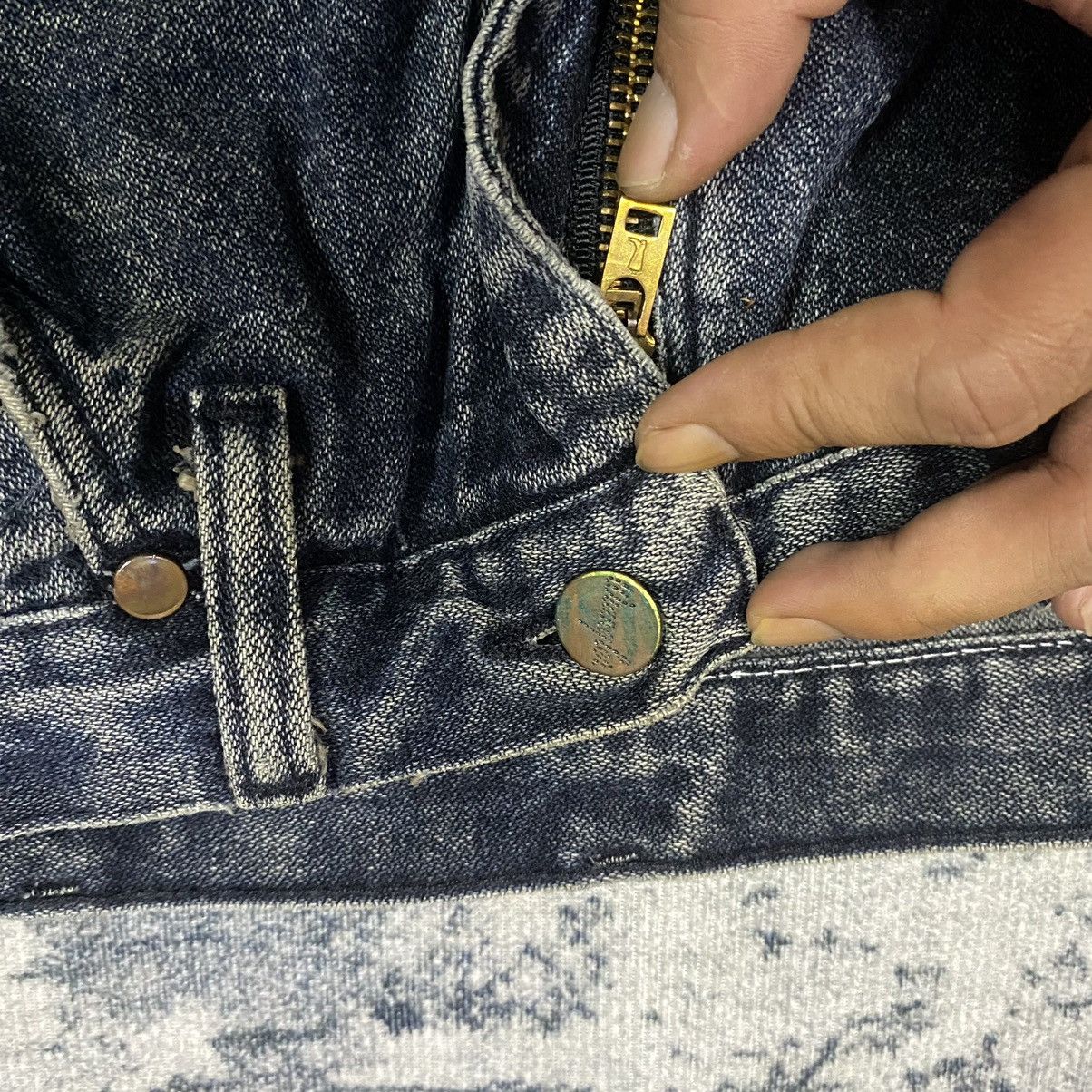 Vintage × Wrangler Vintage Wrangler Blue bell Faded Black Denim Jeans Size US 31 - 5 Thumbnail