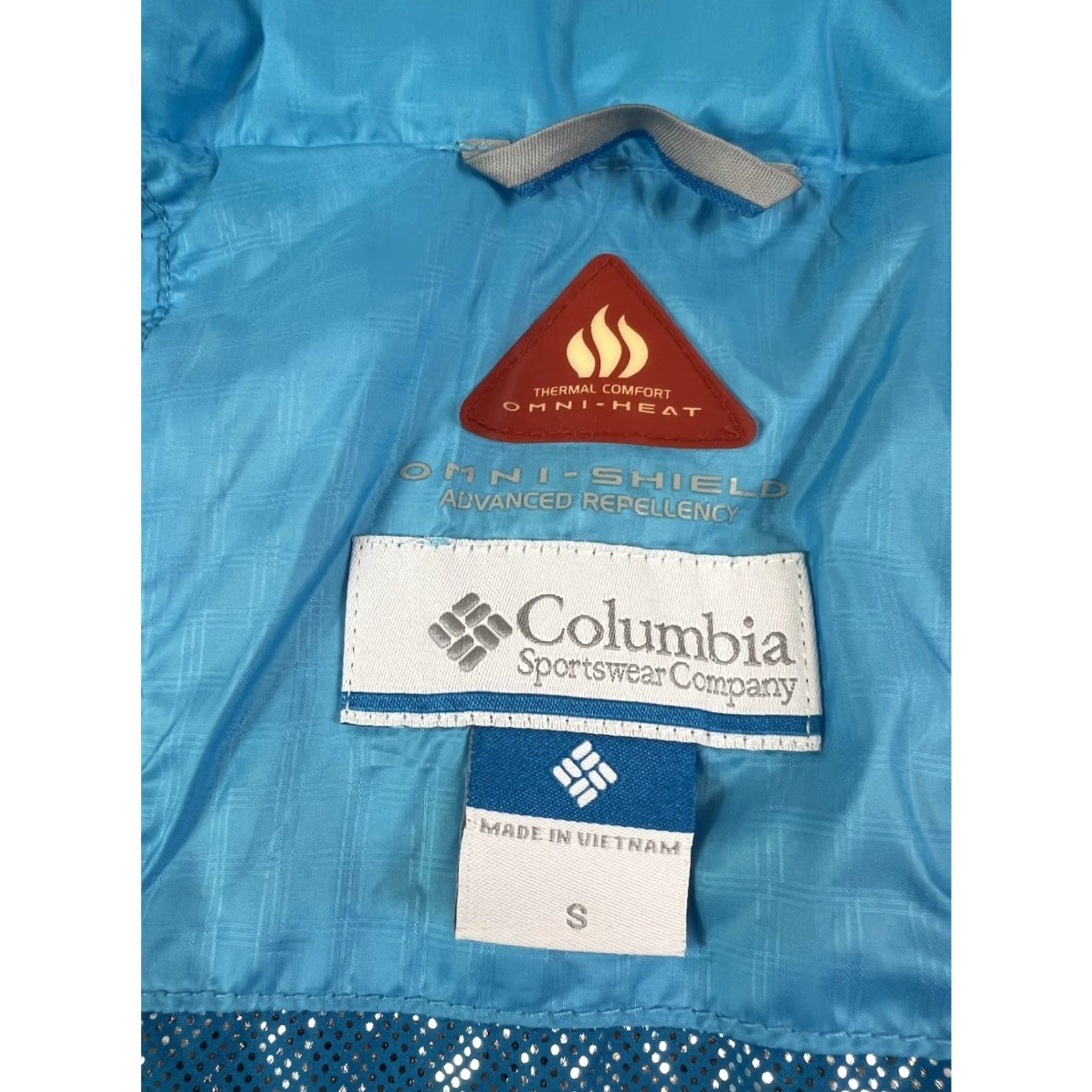 Vintage Columbia Women’s Omni Heat Vest Full Zip Blue Small Size S / US 4 / IT 40 - 8 Thumbnail
