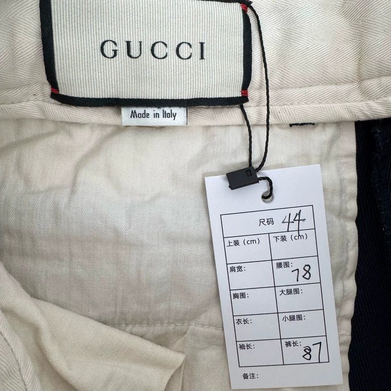 Gucci Gucci Embroidered letter logo trousers 2502-Nextarrow Size US 28 / EU 44 - 2 Thumbnail