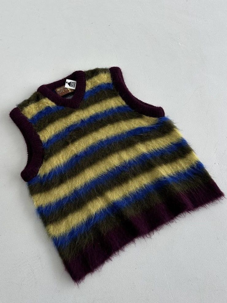 Brain Dead Brain Dead Peru Blurry Lines Alpaca Vest Size US XL / EU 56 / 4 - 1 Thumbnail