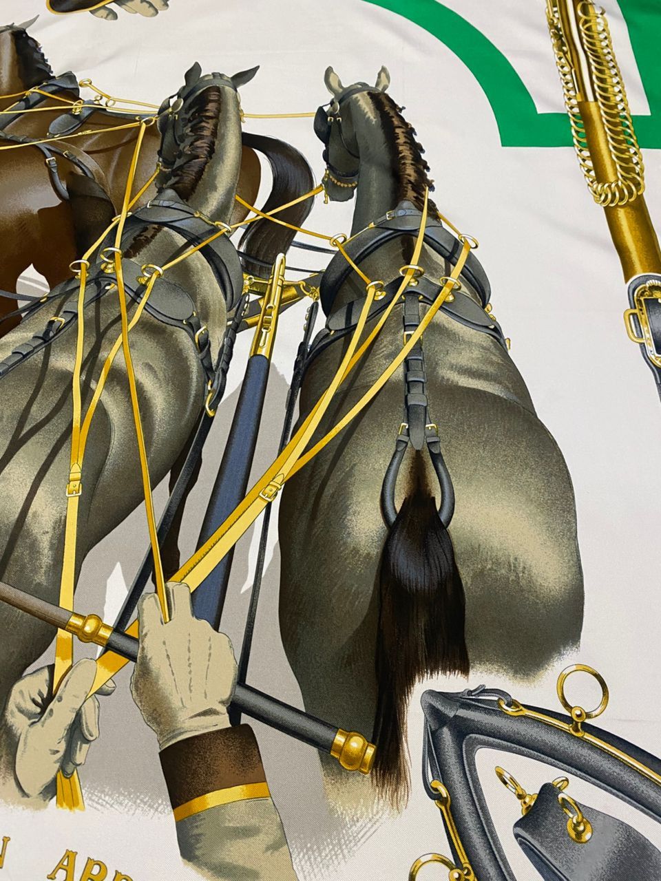 Hermes Hermes Silk Scarf By Created Phillipe Ledoux Hand Rolled Size ONE SIZE - 11 Thumbnail
