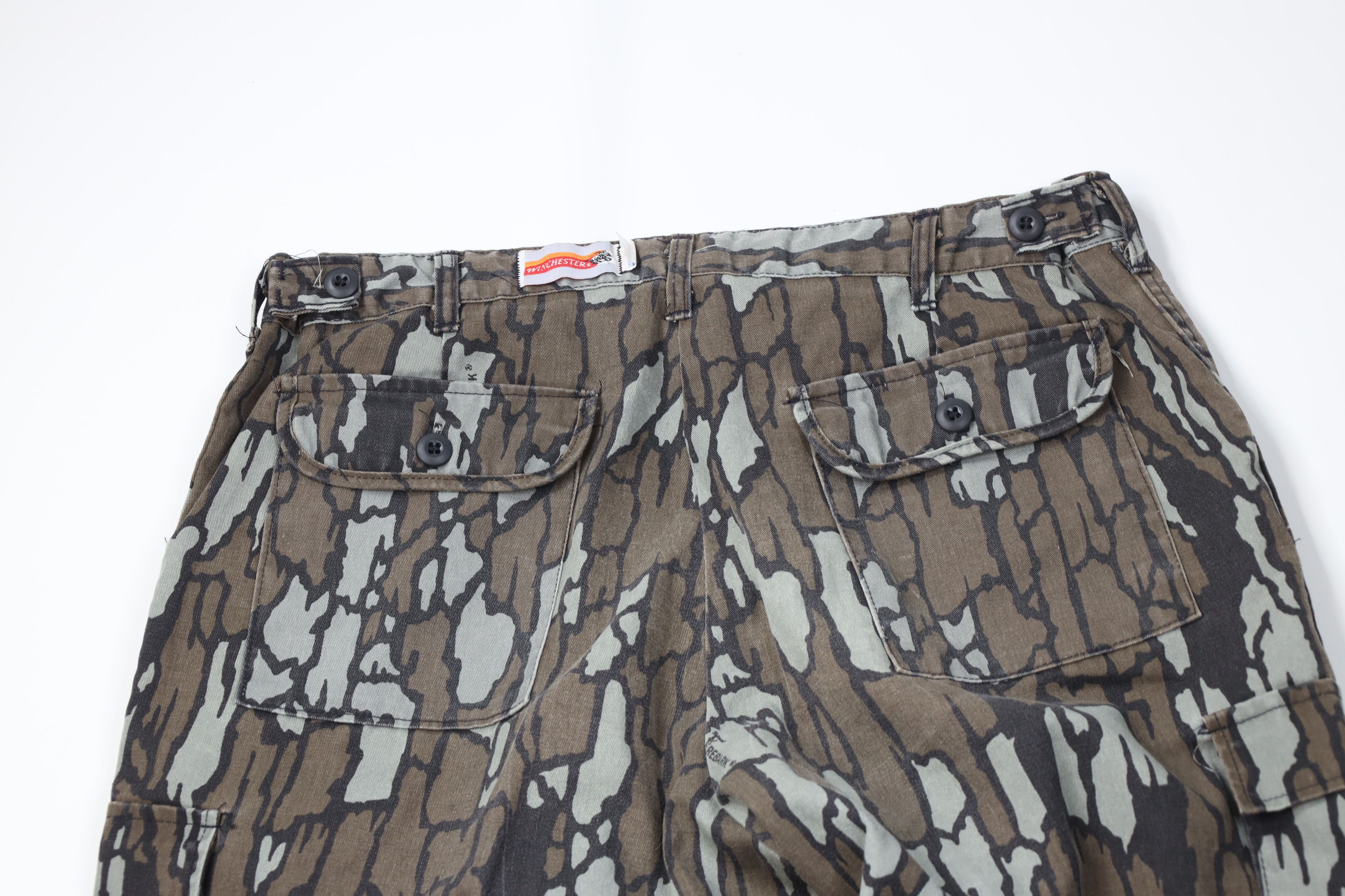 Winchester Vintage 90s Winchester Camouflage Wide Leg Cargo Pants USA Size US 38 / EU 54 - 10 Thumbnail