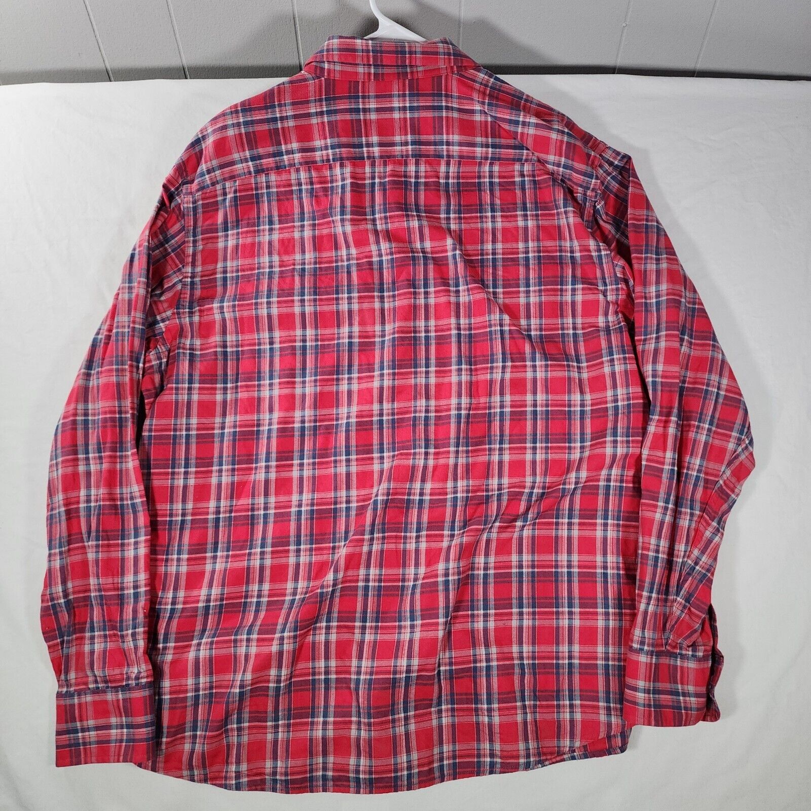 UNTUCKit UNTUCKit Shirt Blue/Red Plaid Mens 2XL XXL 100% Cotton EUC Size US XXL / EU 58 / 5 - 2 Thumbnail