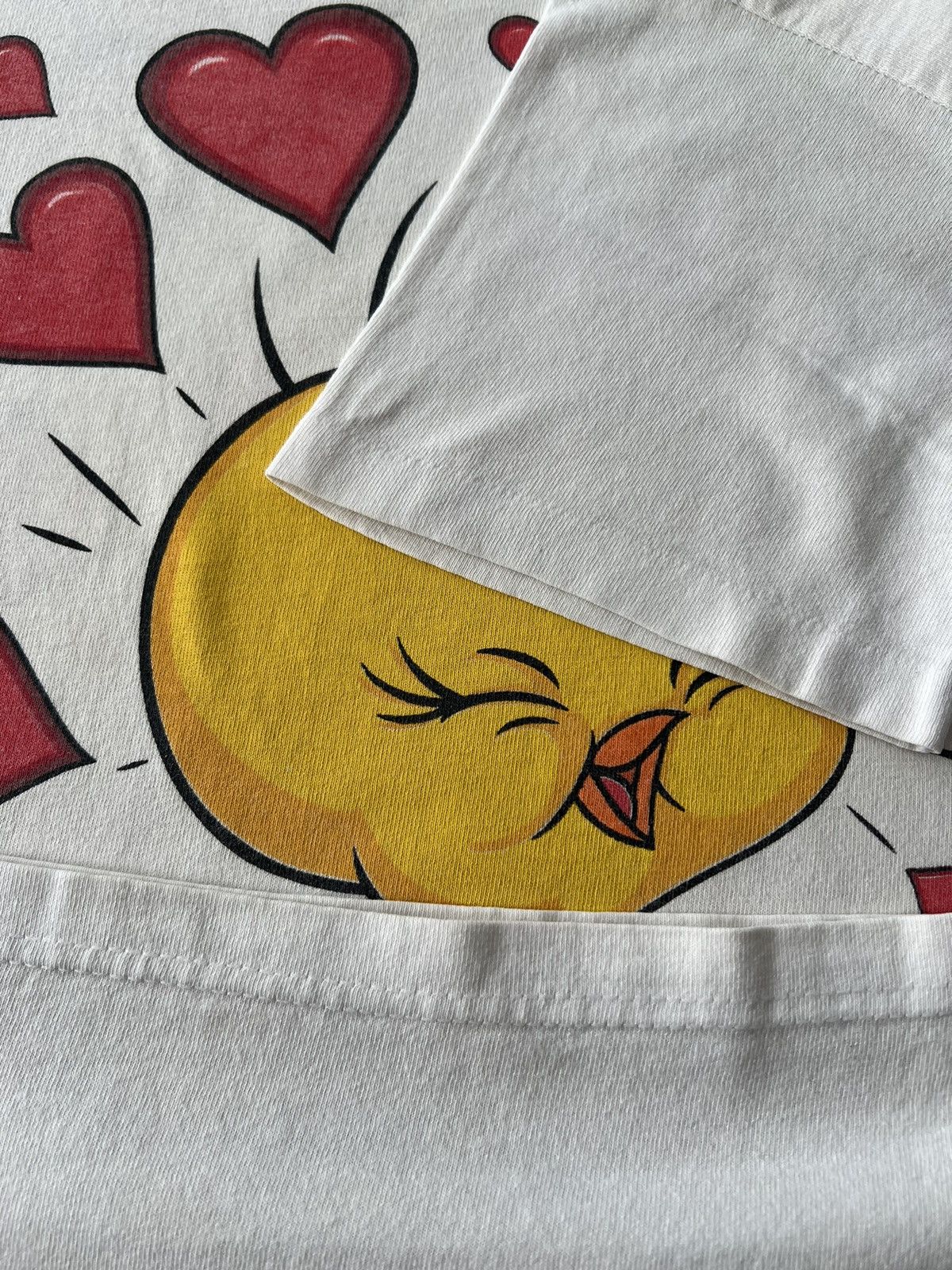 Cartoon Network Vintage 1994 Tweety Love Warner Bros Looney Tunes T-shirt Size US S / EU 44-46 / 1 - 7 Thumbnail