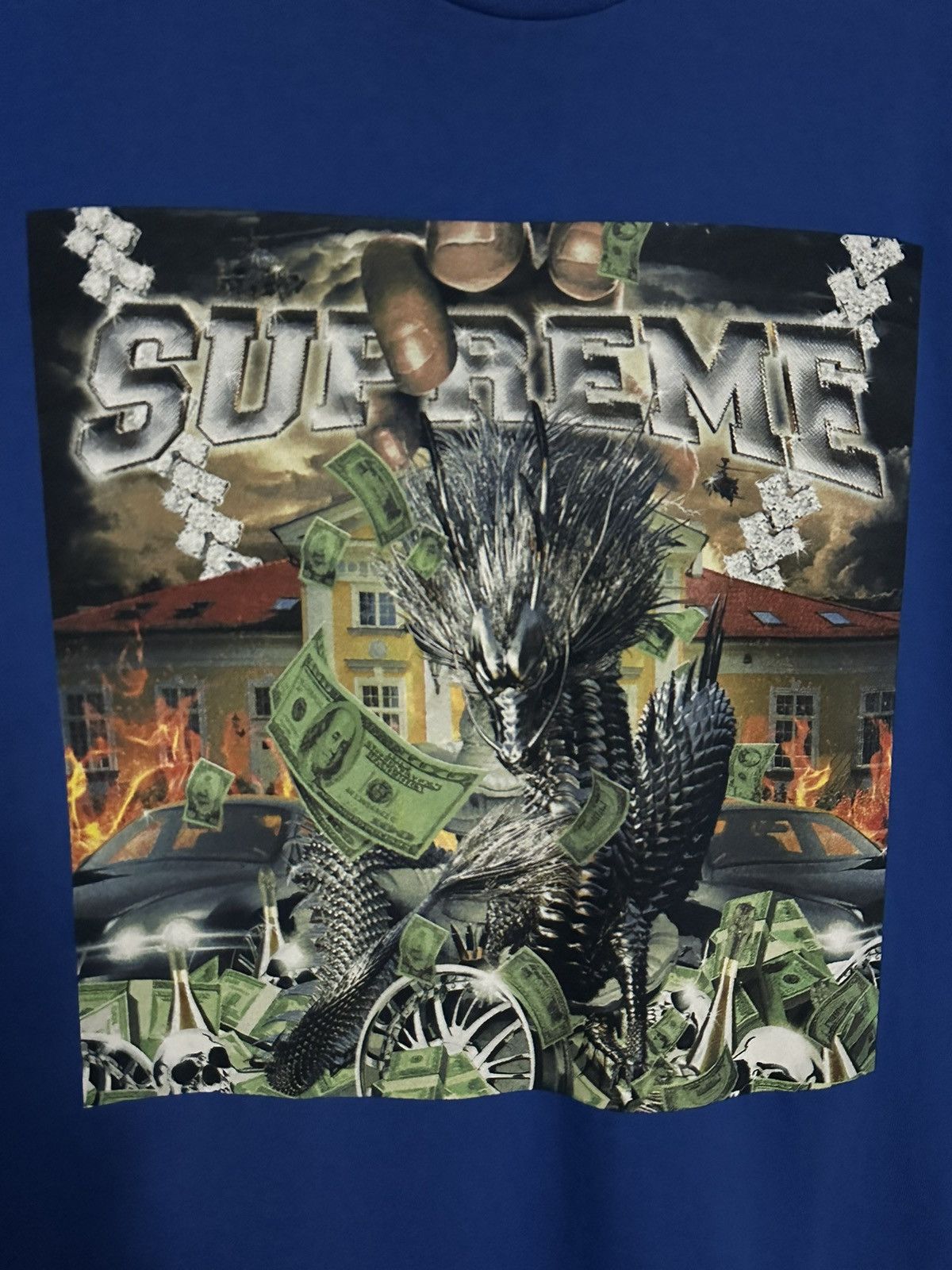 Supreme Supreme Dragon Tee Size US XL / EU 56 / 4 - 2 Thumbnail