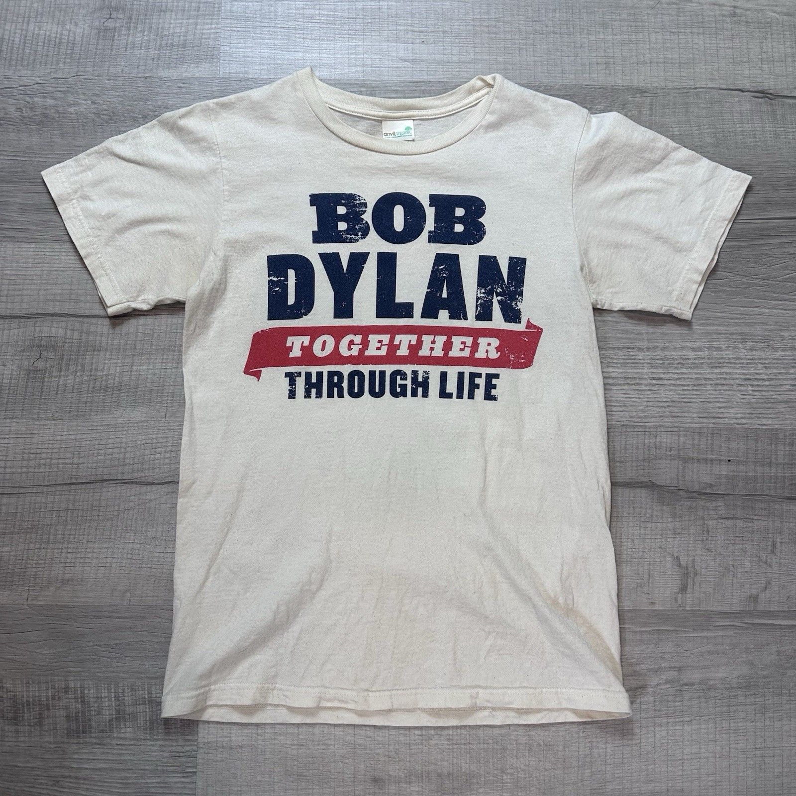 Band Tees RARE 2009 Bob Dylan Together Through Life Tshirt Cream Small Size US S / EU 44-46 / 1 - 1 Thumbnail