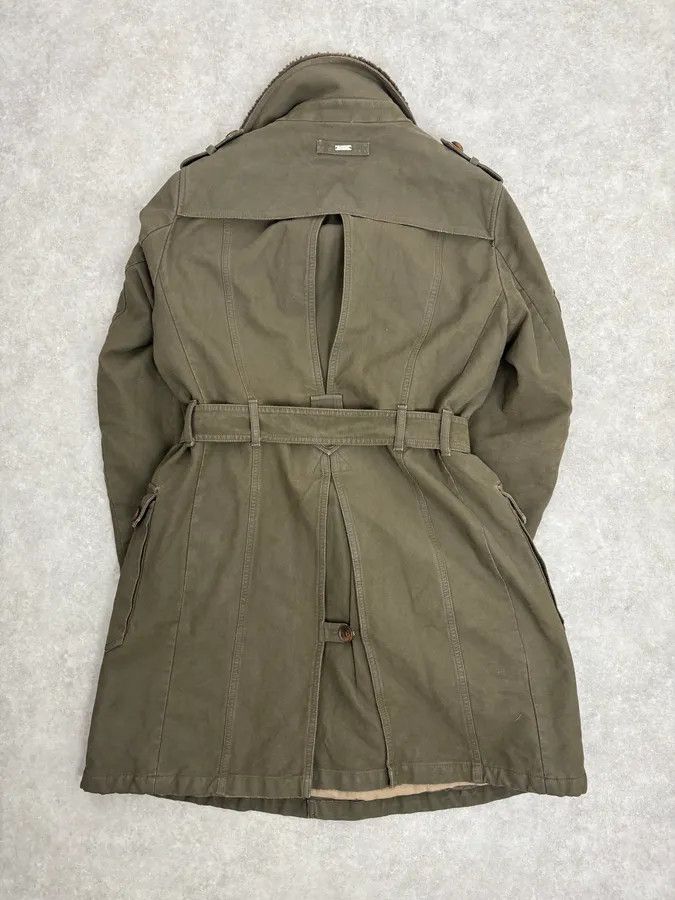 Dolce & Gabbana 2000s Dolce & Gabbana Khaki Green Mutli Pockets Cargo Trench Coat Size US M / EU 48-50 / 2 - 6 Thumbnail