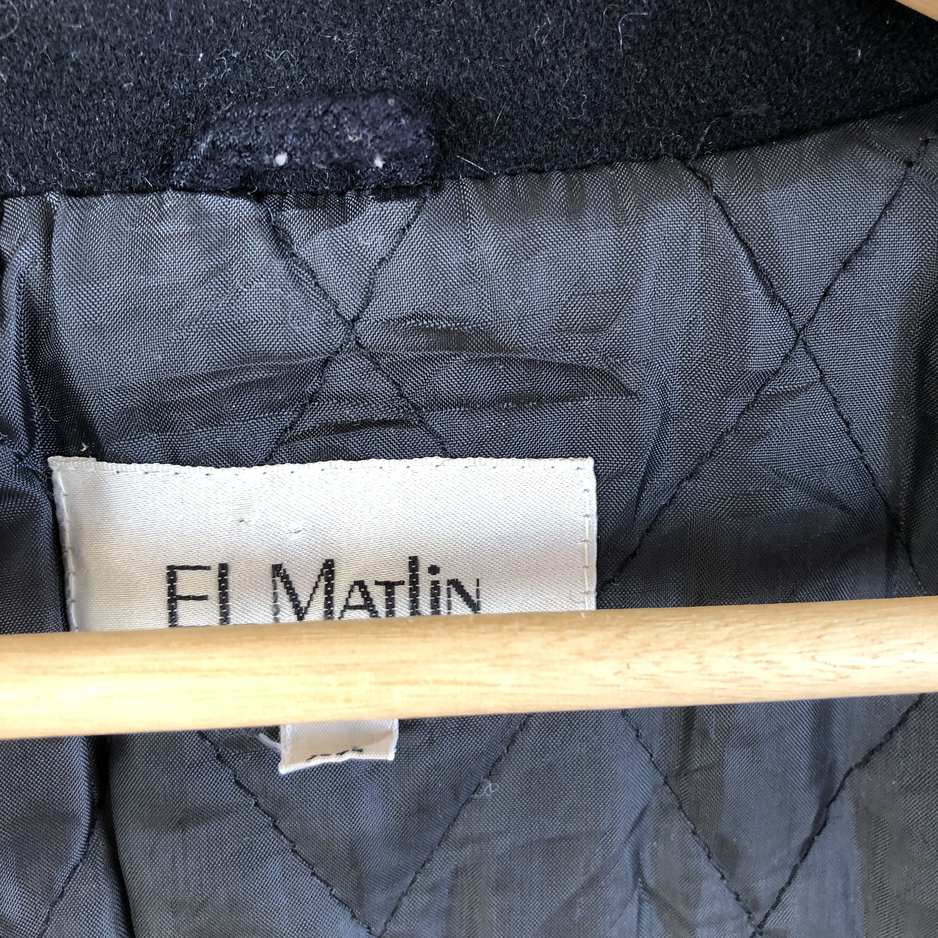 Vintage Vintage El Matlin Baseball Japanese Wool Bomber Jacket Size US XL / EU 56 / 4 - 7 Thumbnail